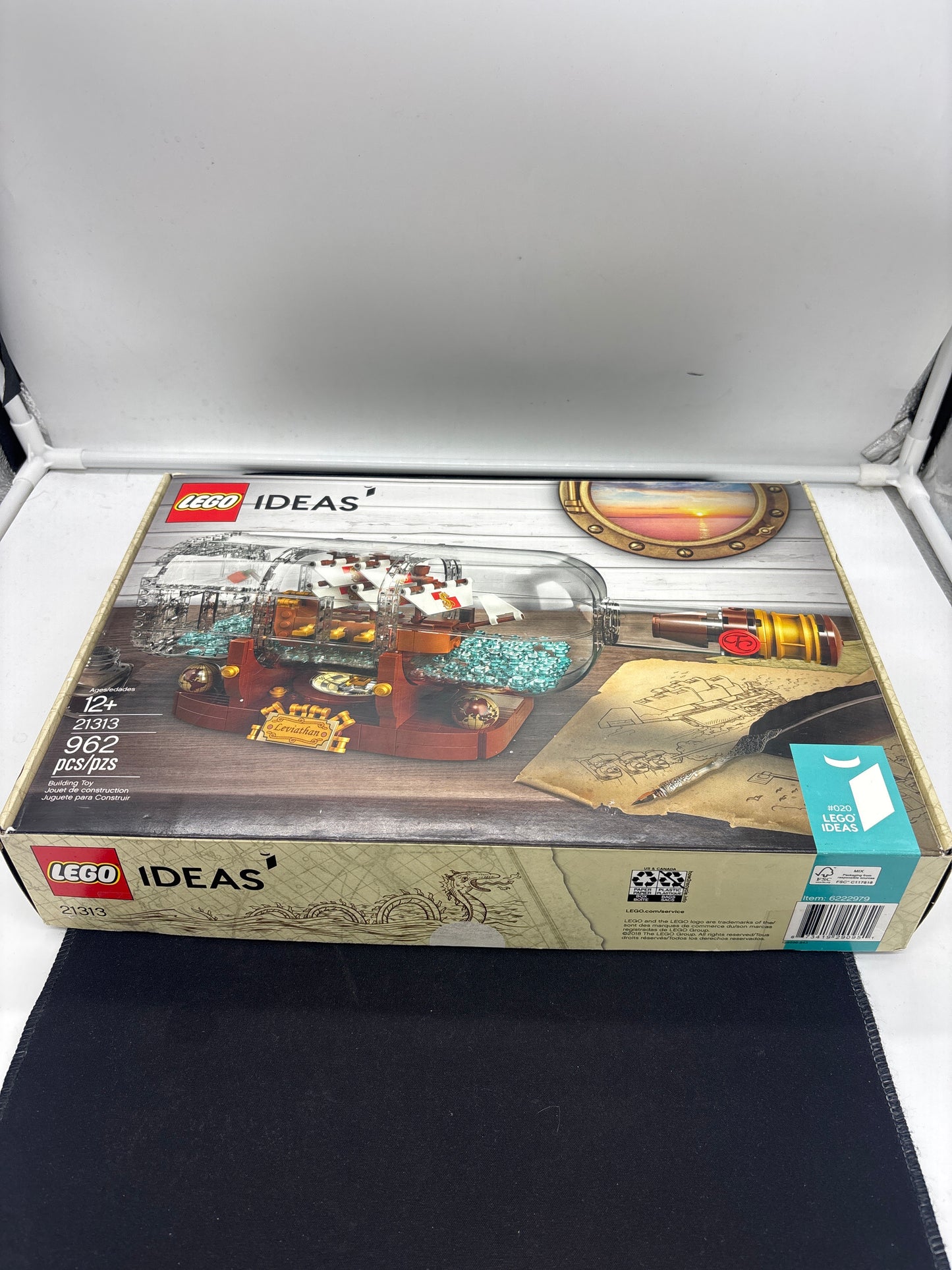Auction Lot 82: Lego Ideas 21313 Ship in a Bottle Opened
