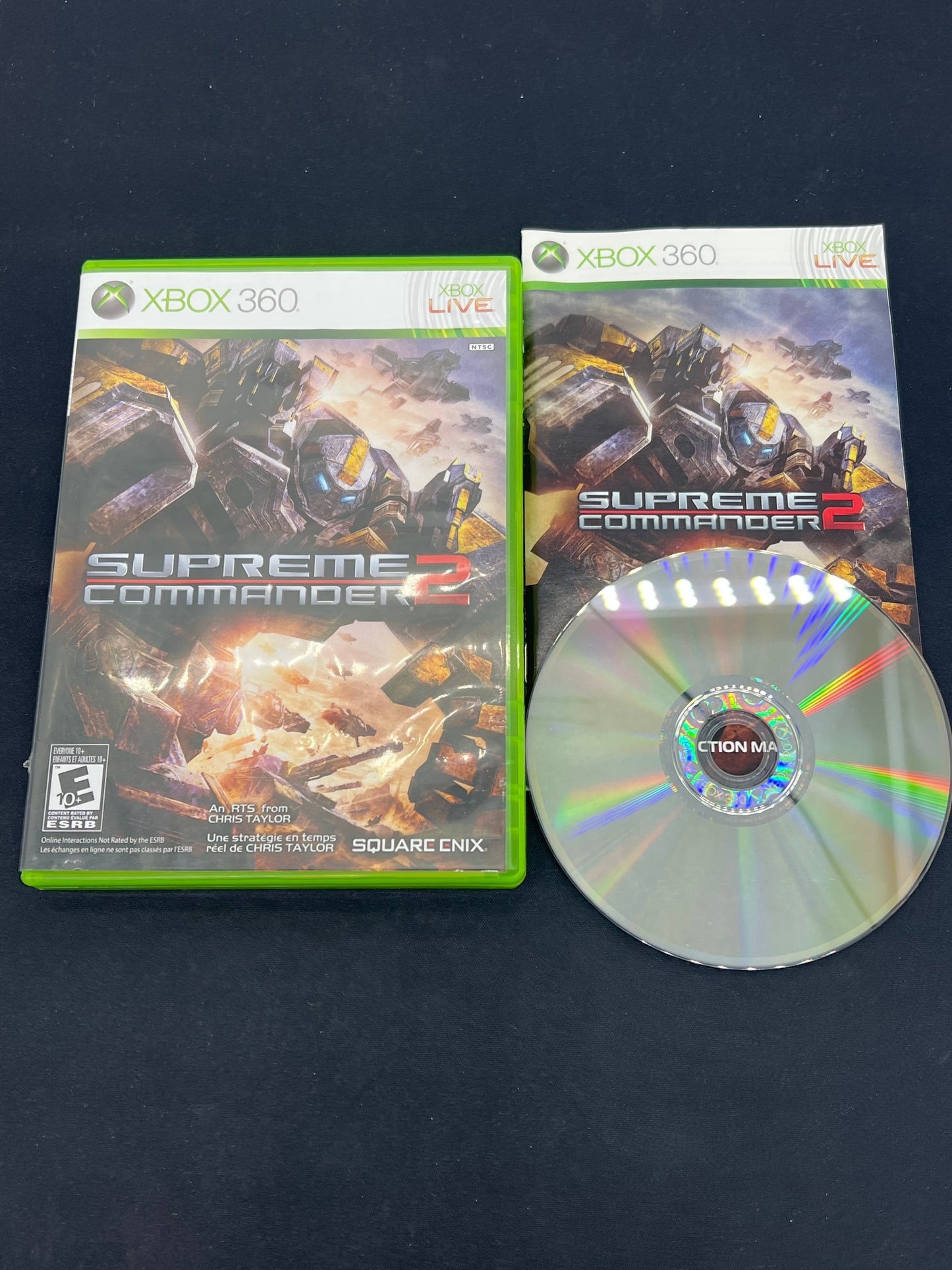 Auction Lot 178: XBOX 360 Video Game Supreme Commander 2 CIB