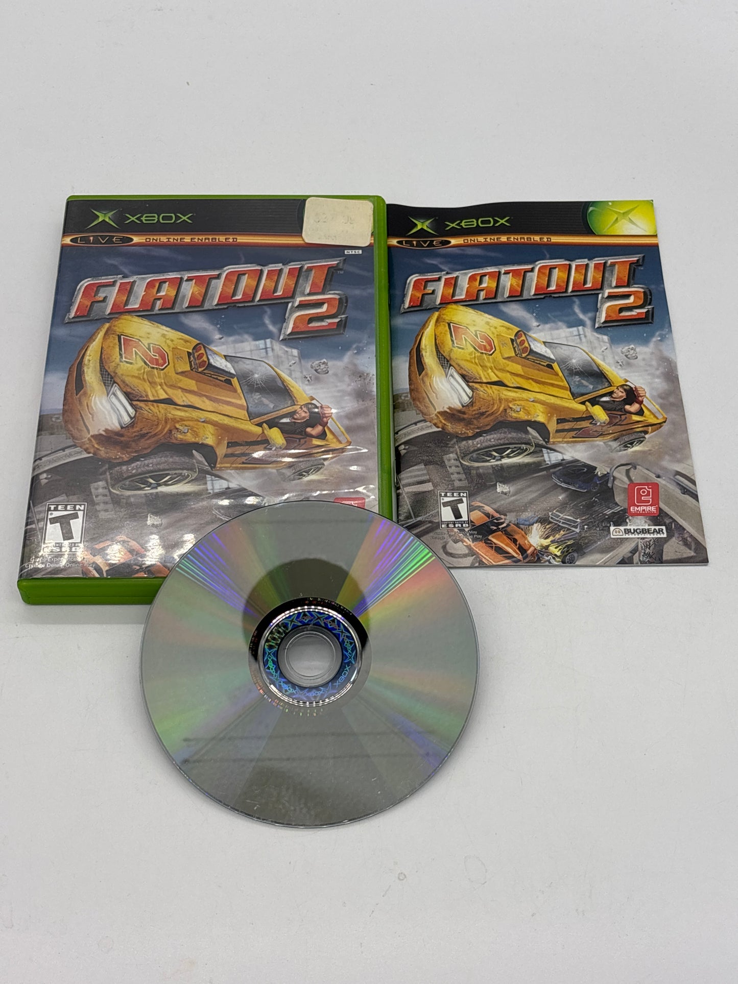 Auction Lot 147: Flatout 2 Video Game XBOX CIB