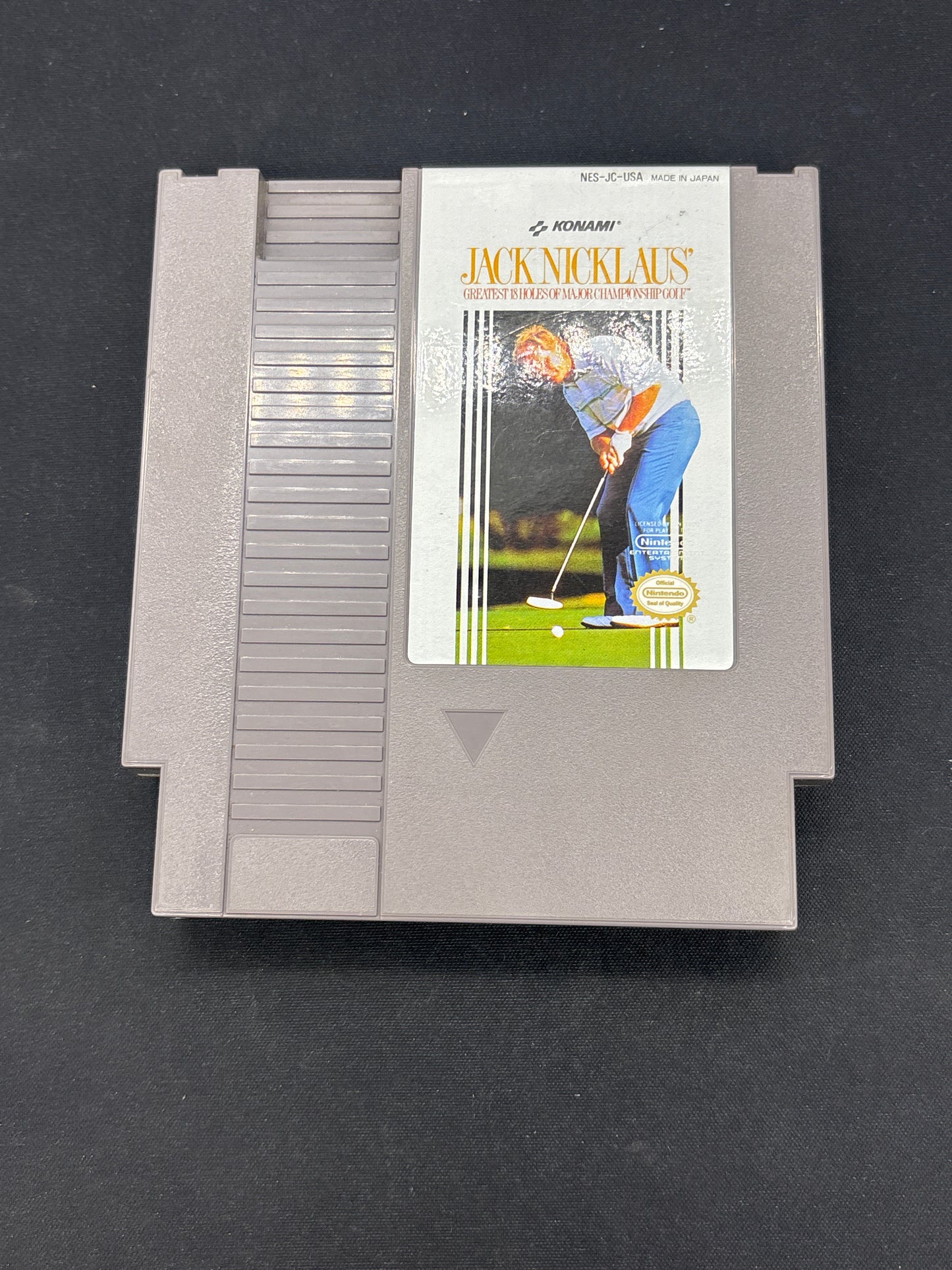Auction Lot 168: NES Video Game Jack Nicklaus' Greatest 18 Holes of Championship Golf