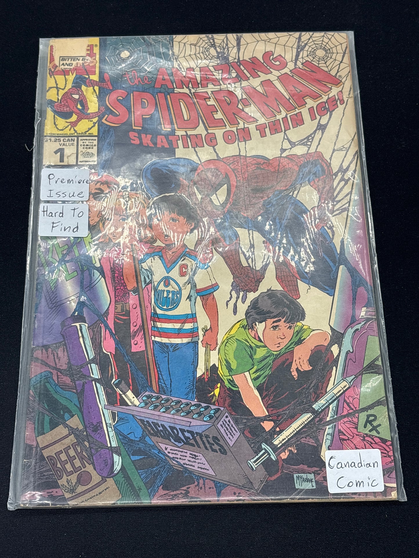 Auction Lot 190: Marvel Comics The Amazing Spider-Man Skating on Thin Ice 1st Issue Comic Book