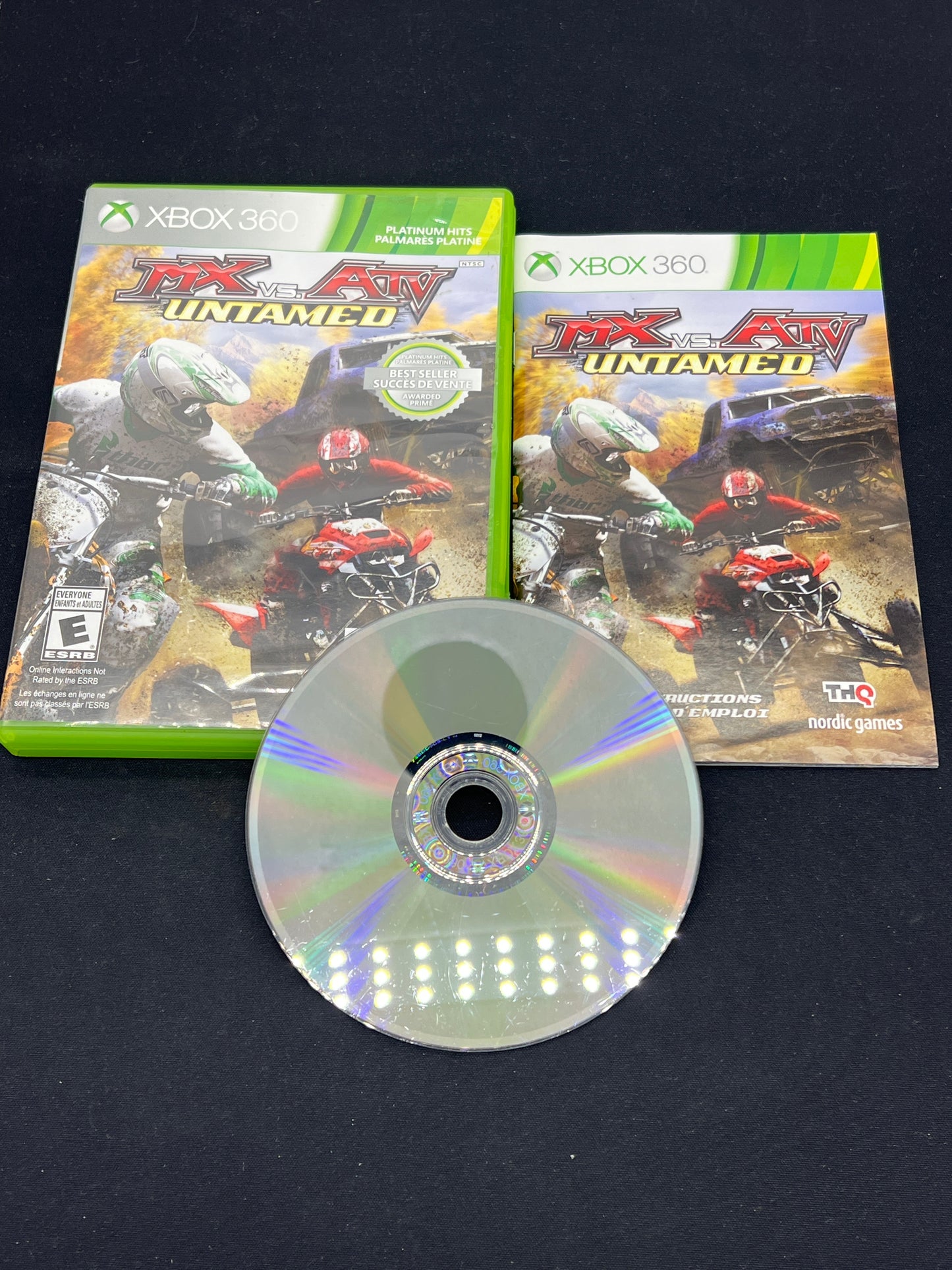 Auction Lot 45: XBox360 Video Game MX vs ATV Untamed CIB