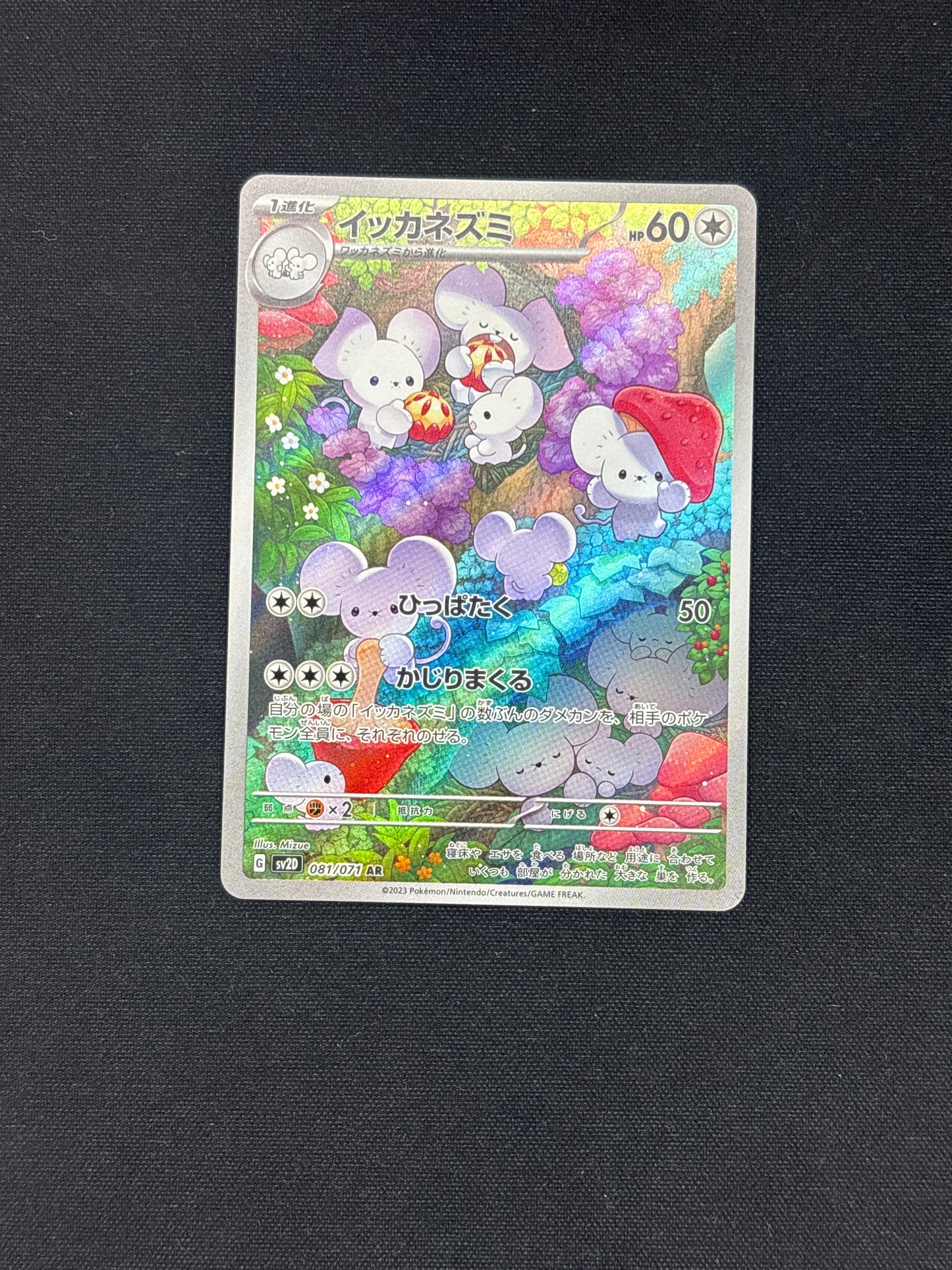 Auction Lot 252: Pokemon Maushold Art Rare Japanese Card Conditions Vary