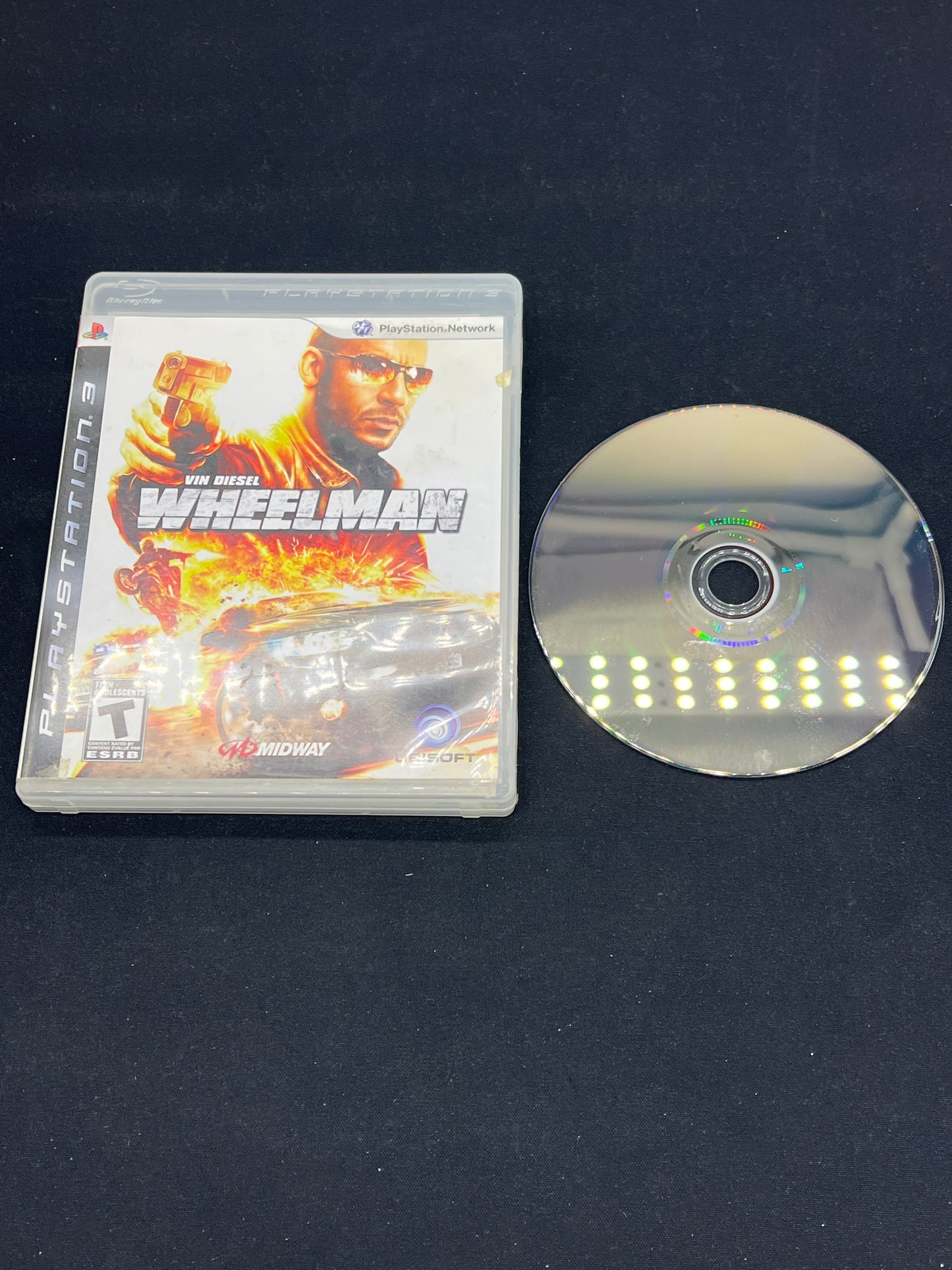 Auction Lot 129: Playstation3 Vin Diesel Wheelman Disc & Case