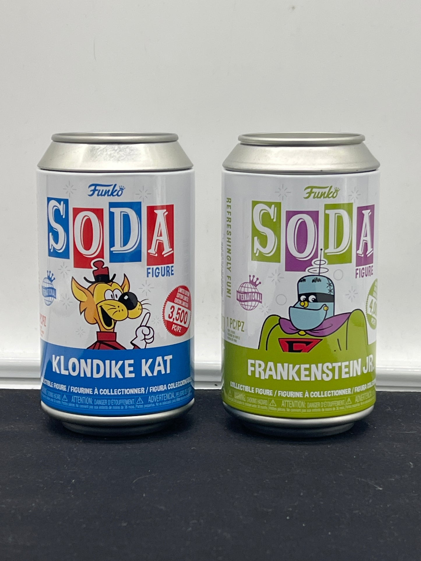 Auction Lot 54: Funko Soda Figures Klondike Kat Frankenstein Jr. Lot of 2