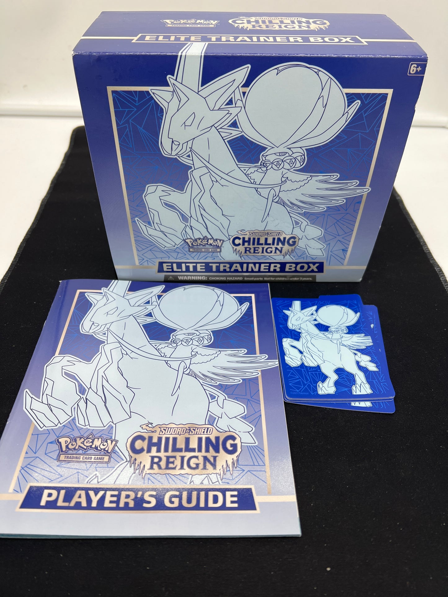 Auction Lot 274: Pokemon Chilling Reign EMPTY ETB With Accessories