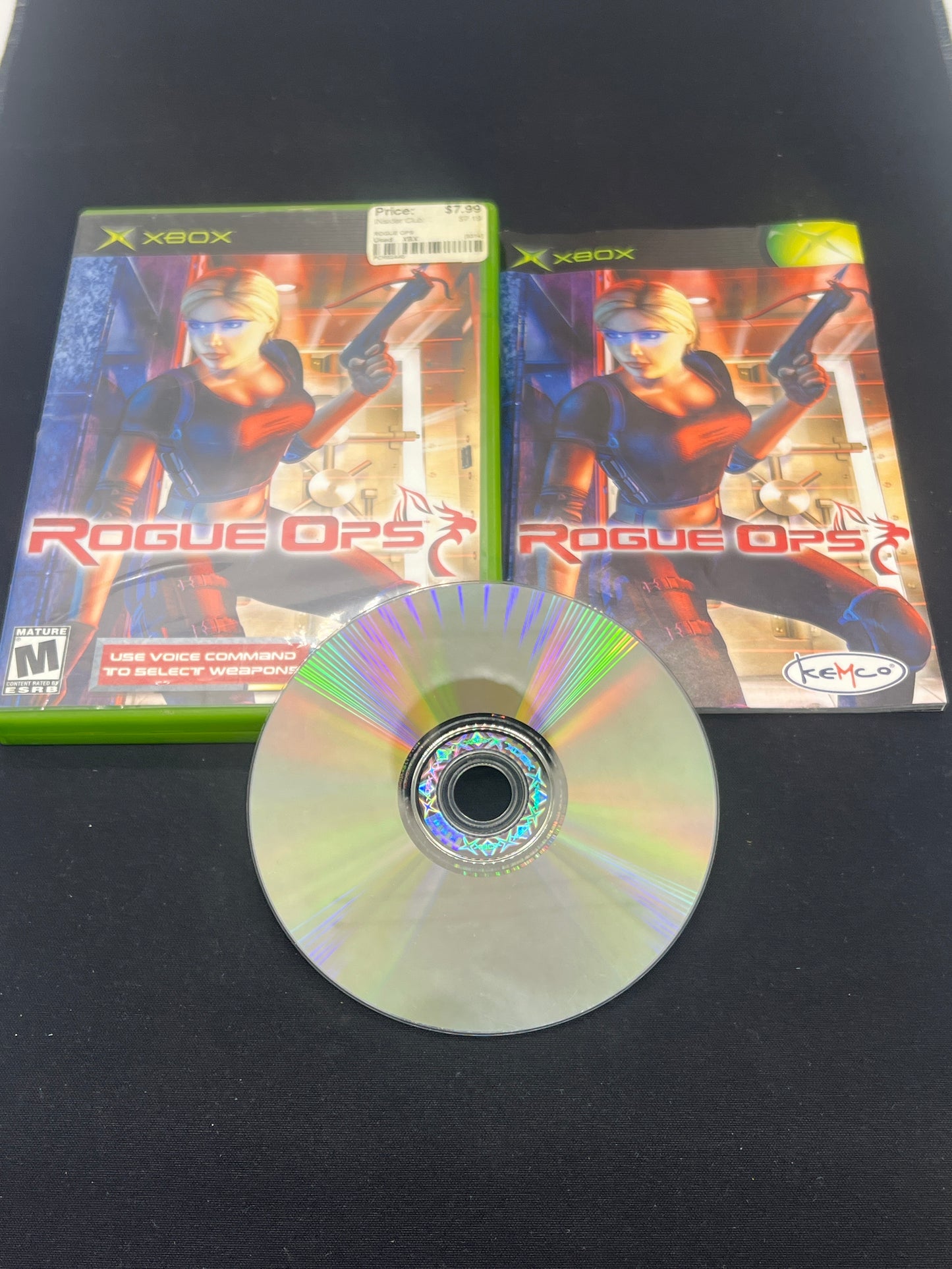 Auction Lot 103: XBOX Video Game Rogue Ops CIB