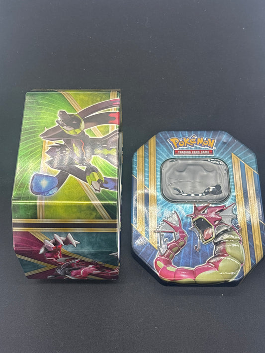 Auction Lot 34: Pokemon Card Shiny Gyarados XY Tin Empty