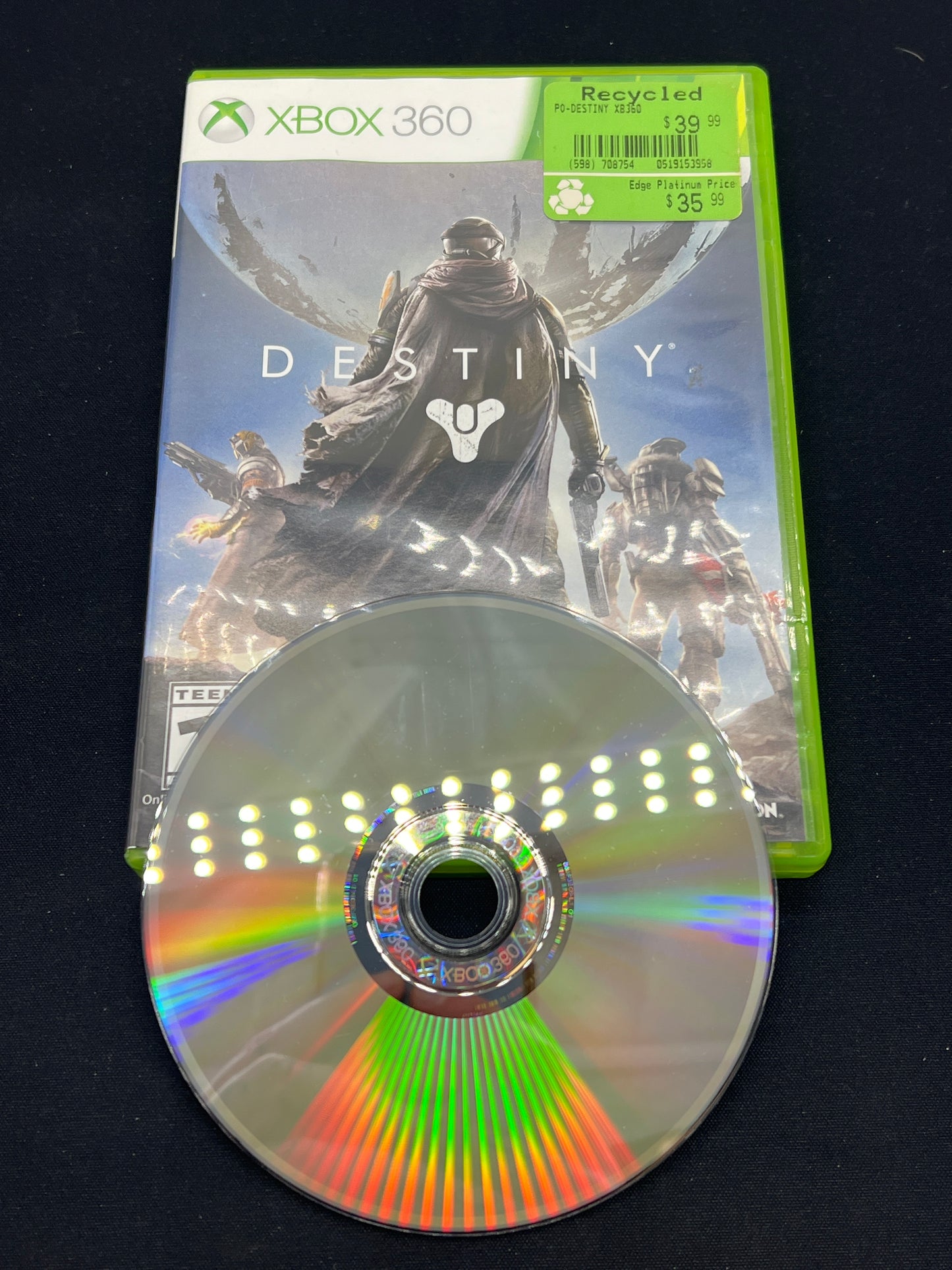 Auction Lot 2: XBOX 360 Video Game Destiny CIB