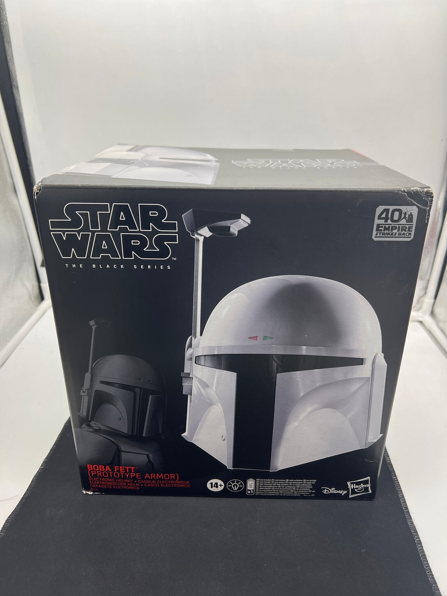 Auction Lot 2: Star Wars Black Series Boba Fett Helmet Sealed