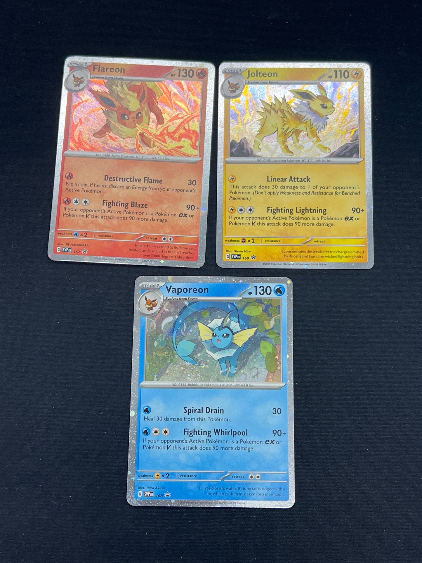 Auction Lot 438: Pokémon Cards Eeveelution Cosmo Holo Lot Conditions Vary