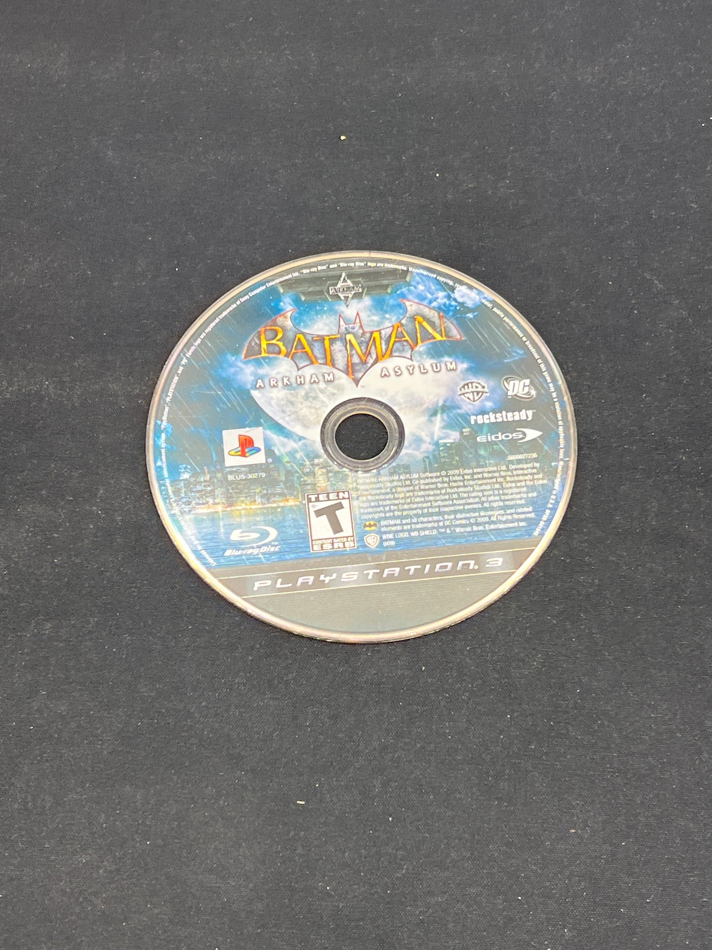 Auction Lot 138: Playstation3 Batman Arkham Asylum Disc Only