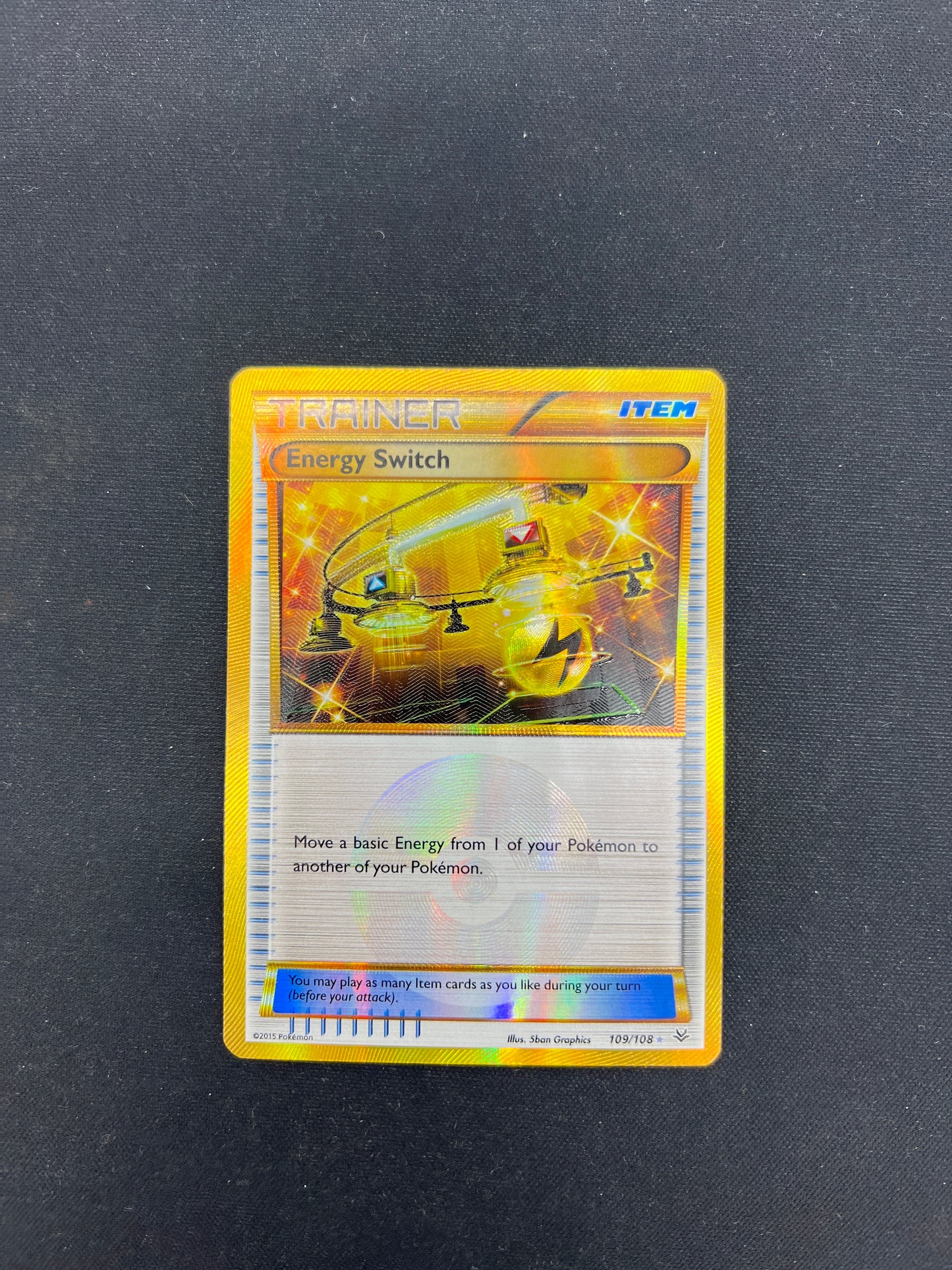 Auction Lot 79: Pokemon Cards Energy Search Secret Rare XY Roaring Skies Conditions Vary