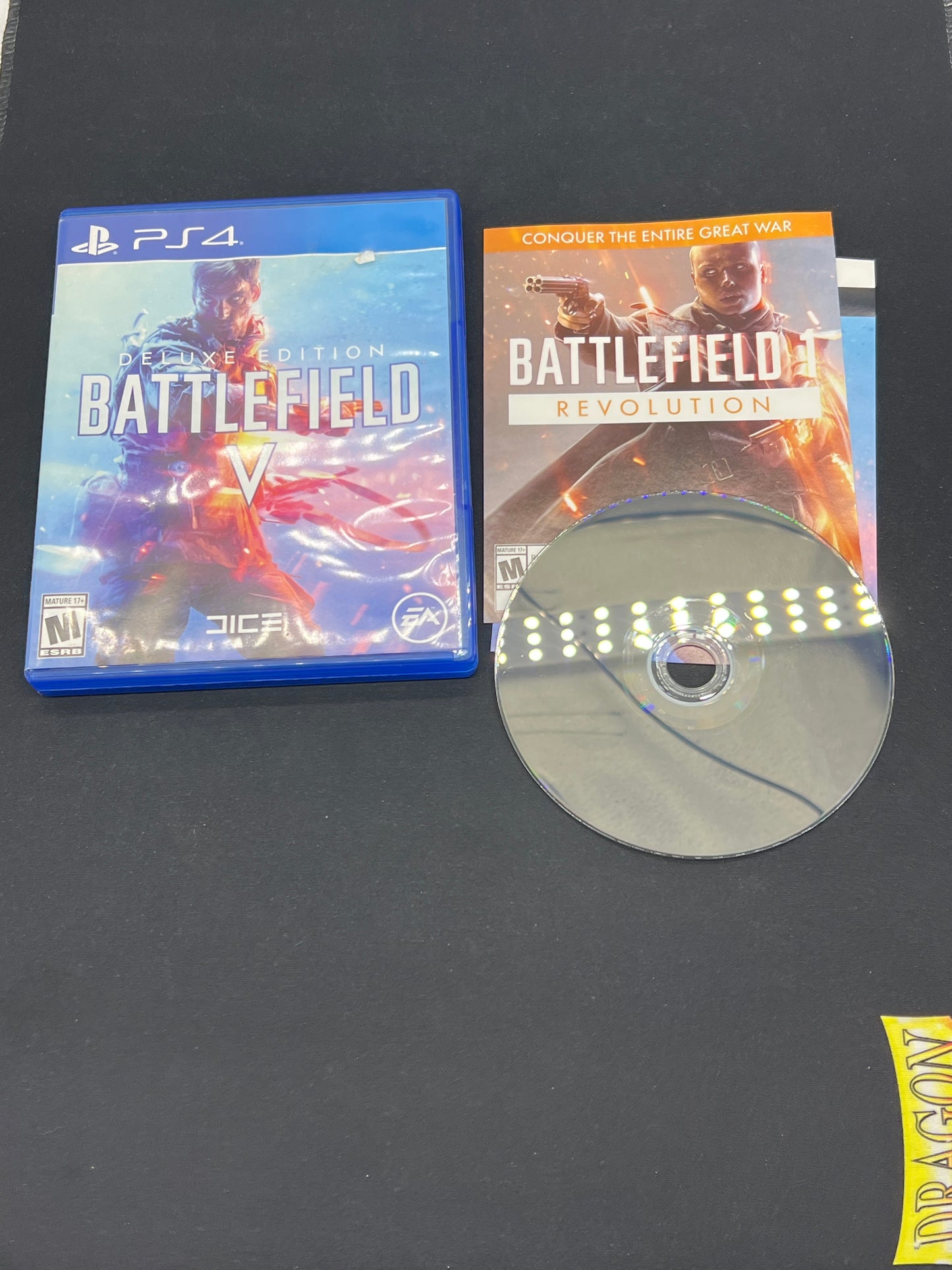 Auction Lot 196: Playstation4 Battlefield V Deluxe Edition CIB