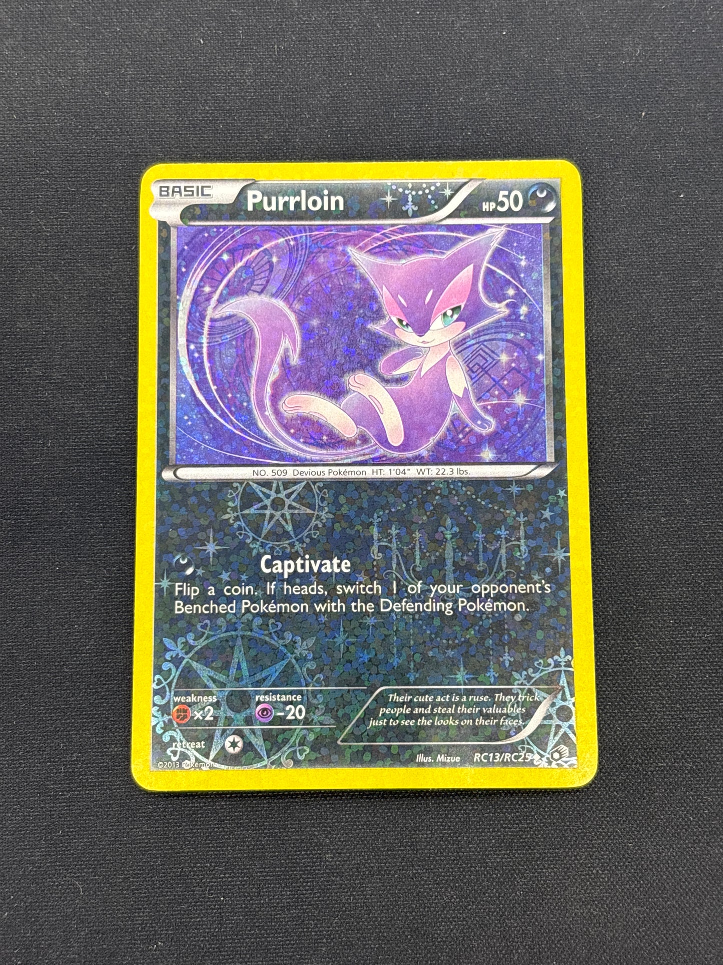 Auction Lot 5: Pokemon Card Purrloin Radiant Collections Conditions Vary