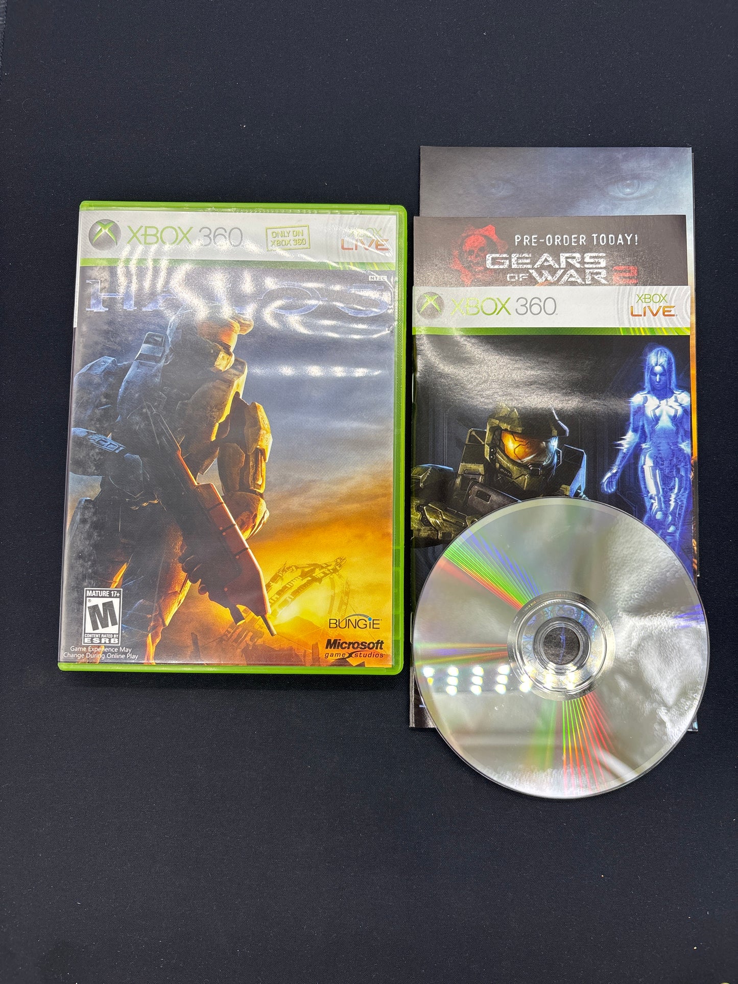 Auction Lot 131: XBOX 360 Halo 3 With Case & Disc