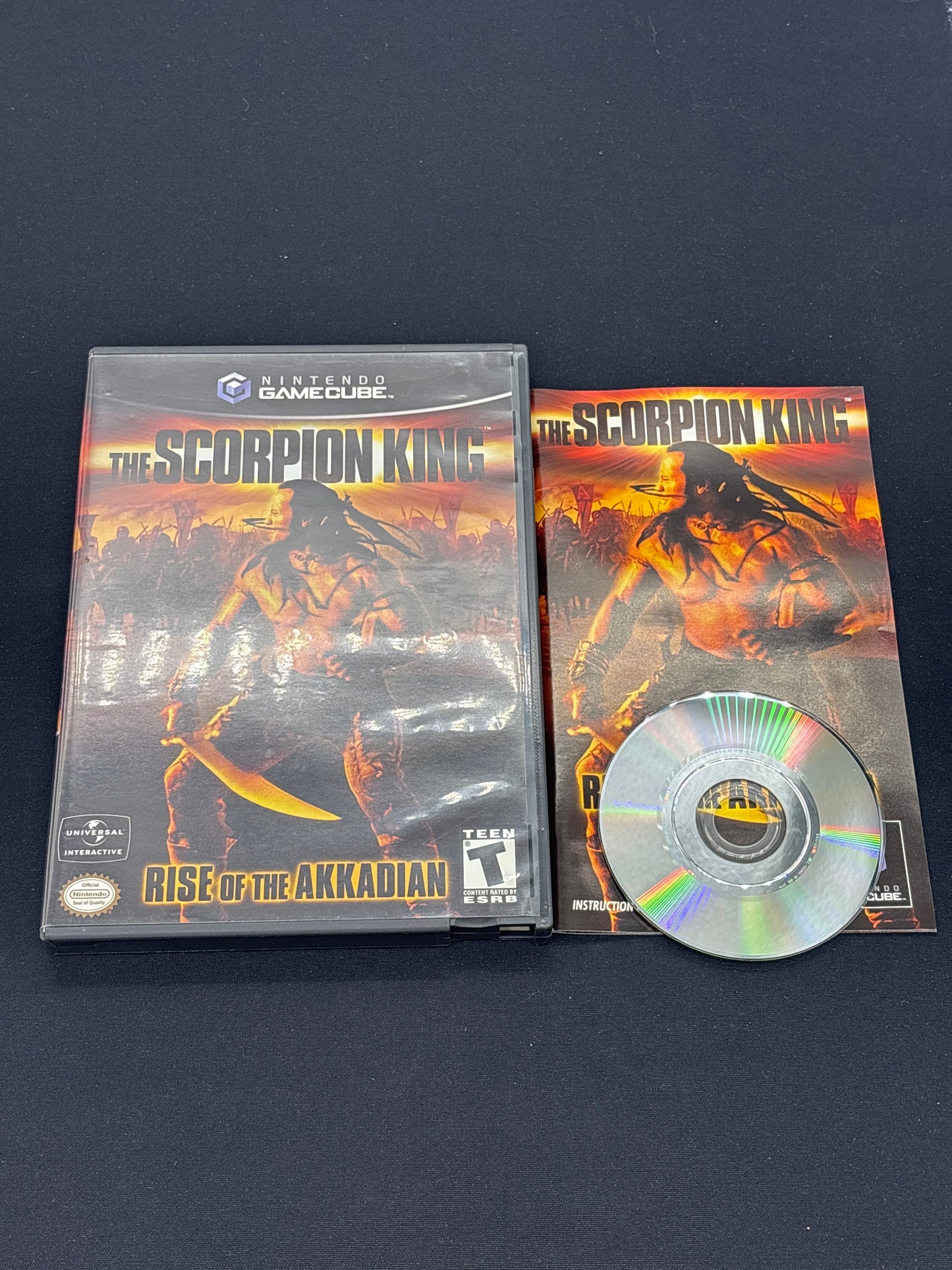 Auction Lot 113: Nintendo Game Cube The Scorpion King With Case & Disc