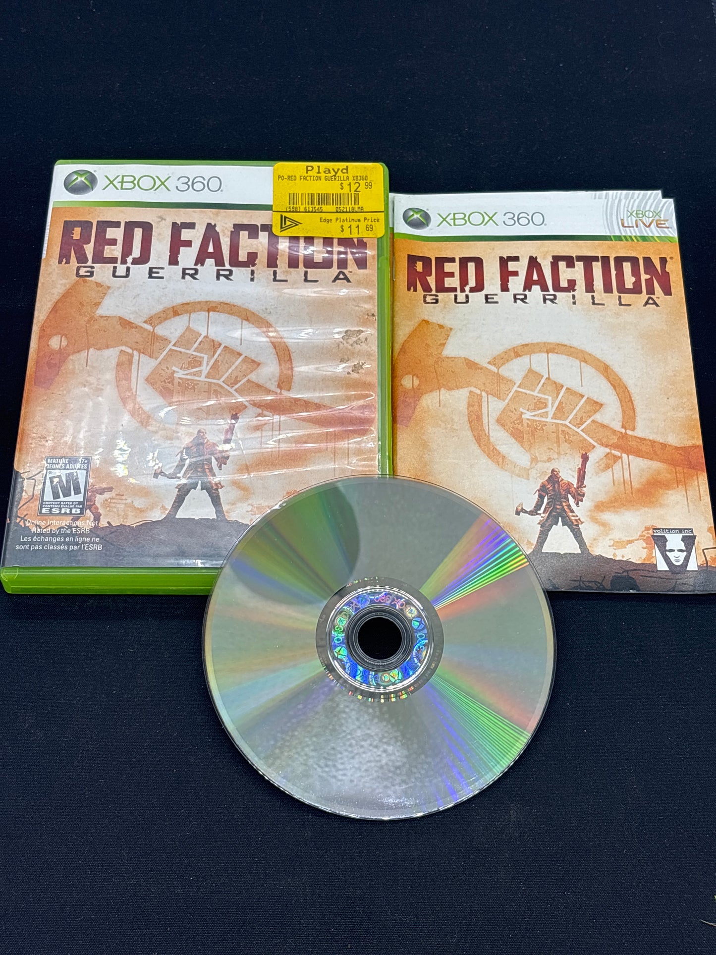 Auction Lot 157: Red Faction Guerrilla Video Game XBOX 360 CIB