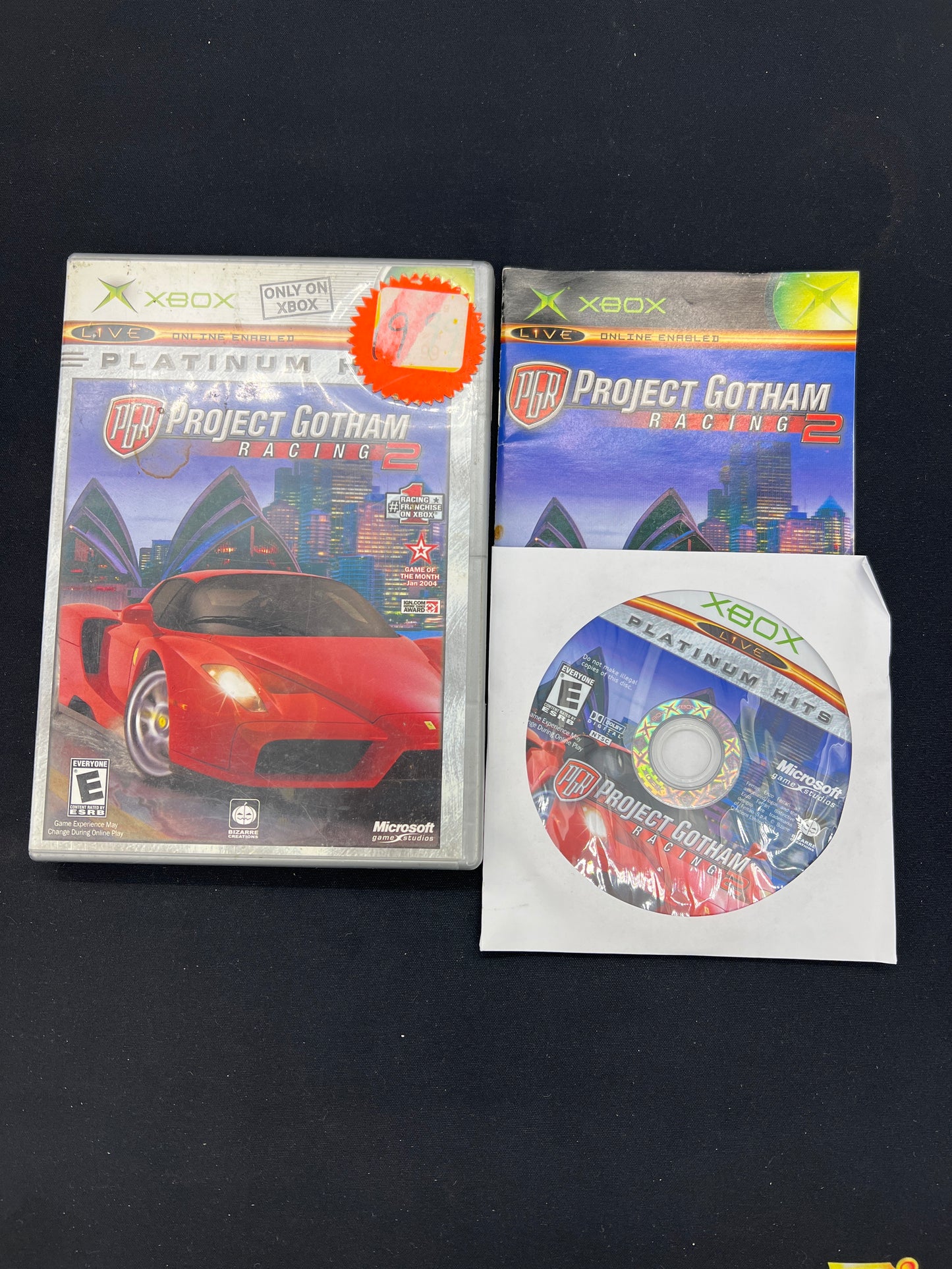Auction Lot 309: XBOX Project Gotham Racing 2 CIB