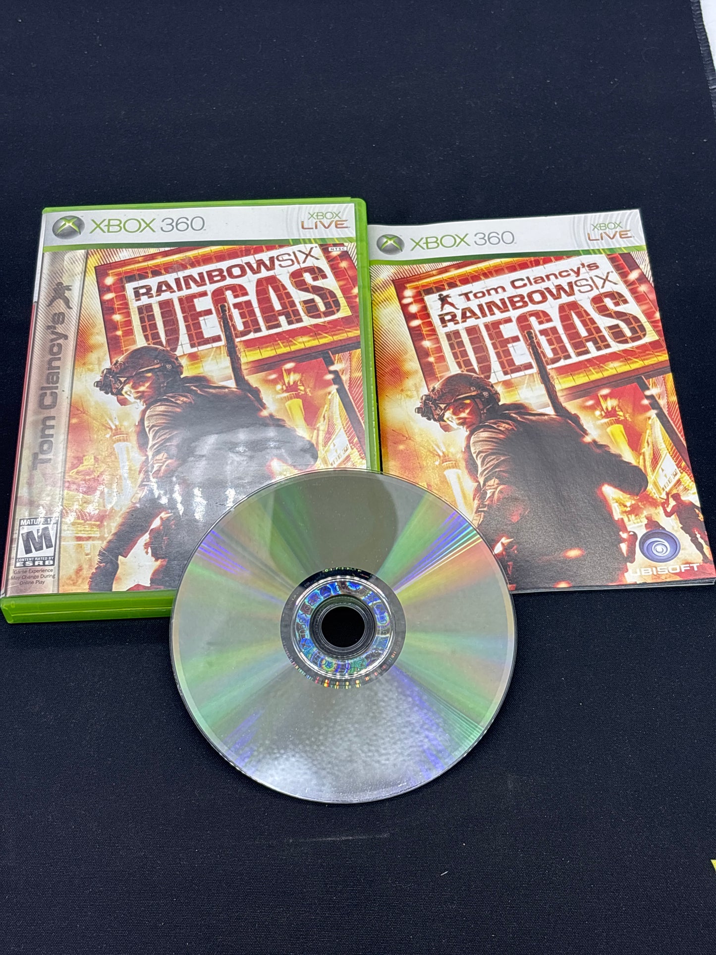 Auction Lot 160: Rainbow Six Vegas Video Game XBOX 360 CIB