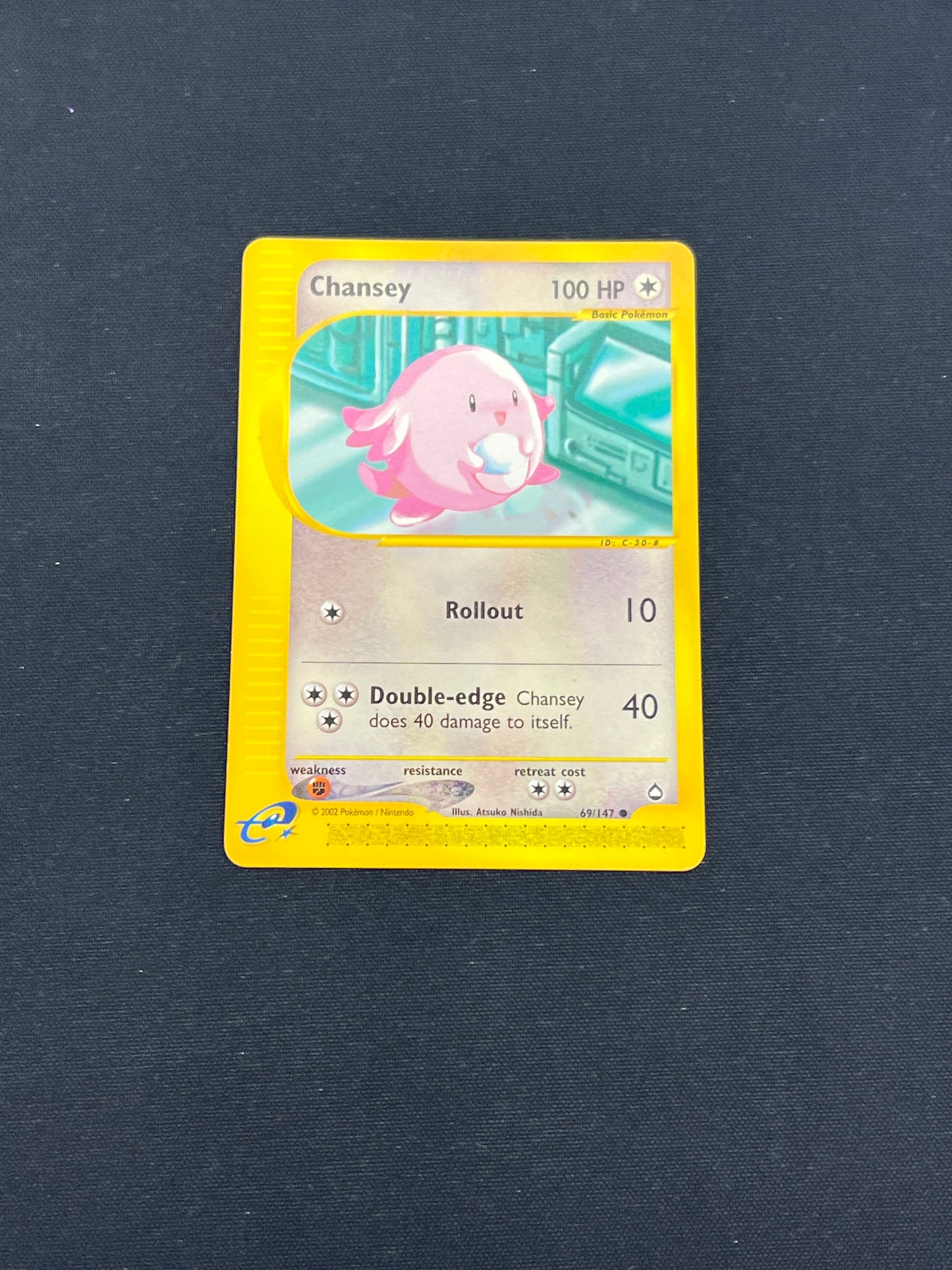 Auction Lot 276: Pokemon Cards Chansey Common Aquapolis Condition Vary