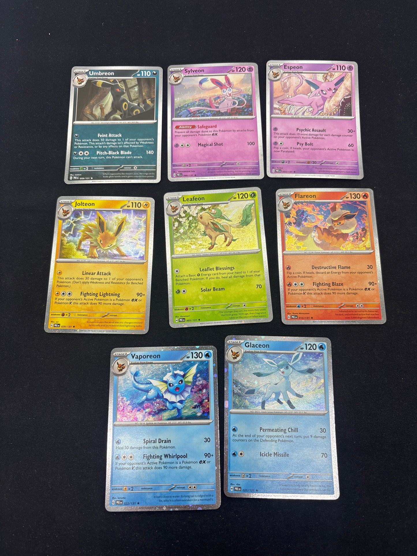 Auction Lot 374: Pokemon Cards Prismatic Tin Collection Cosmo Holo Promos Lot 1 Conditions Vary