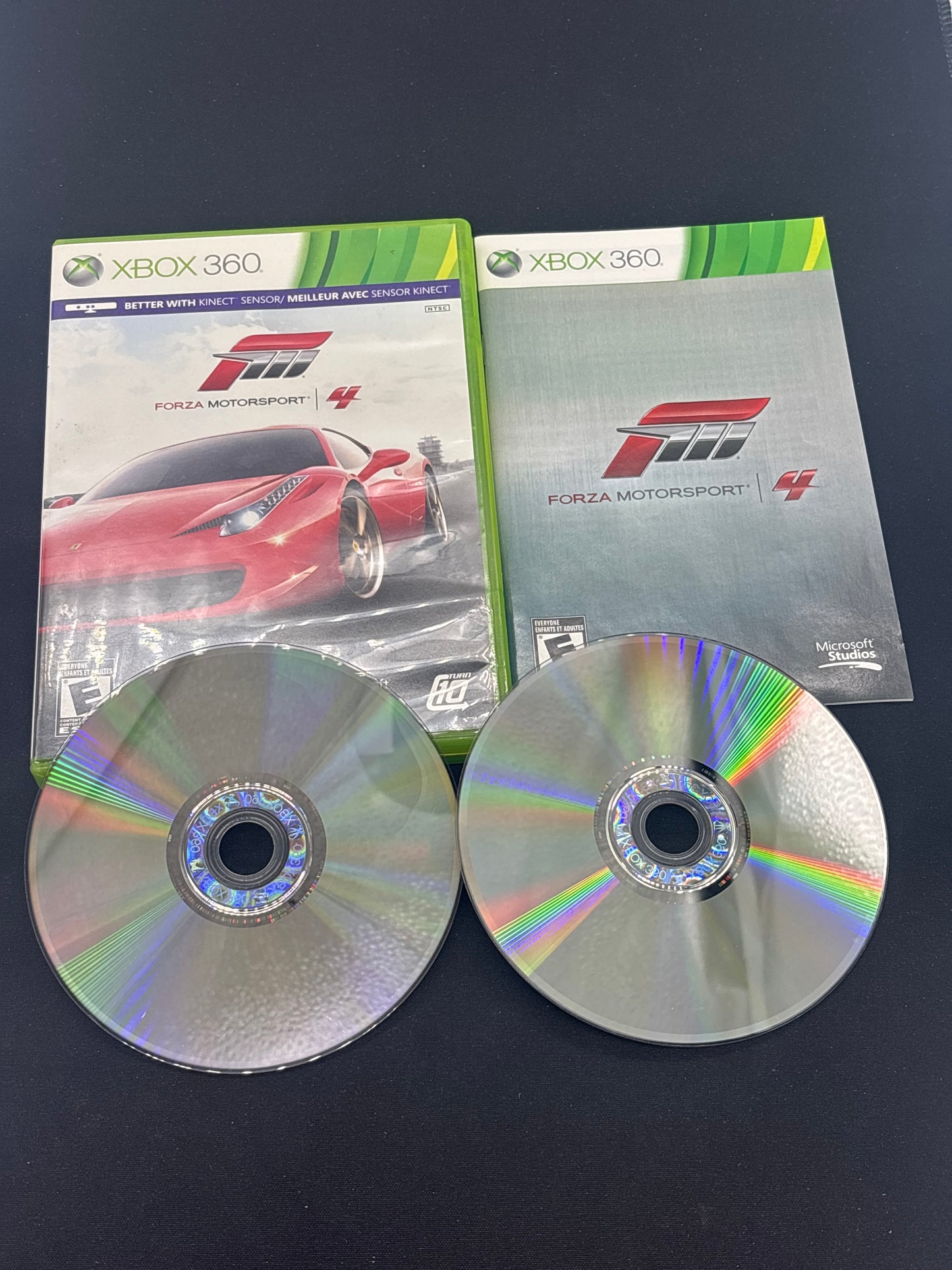 Auction Lot 136: Forza Motorsports 4 Xbox 360 Two Disc CIB