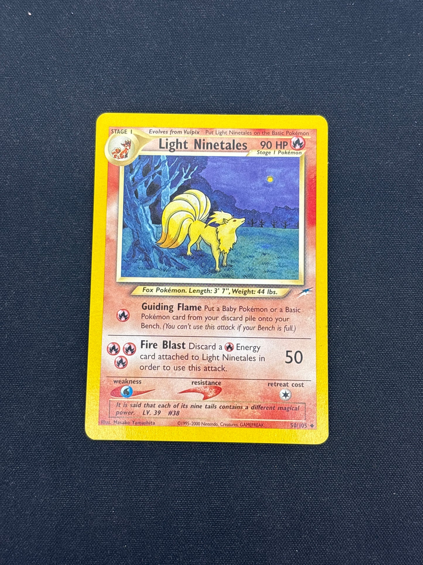 Auction Lot 226: Pokemon Cards Light Ninetales Non Holo Rare Pokemon Neo Destiny Unlimited Condition Vary