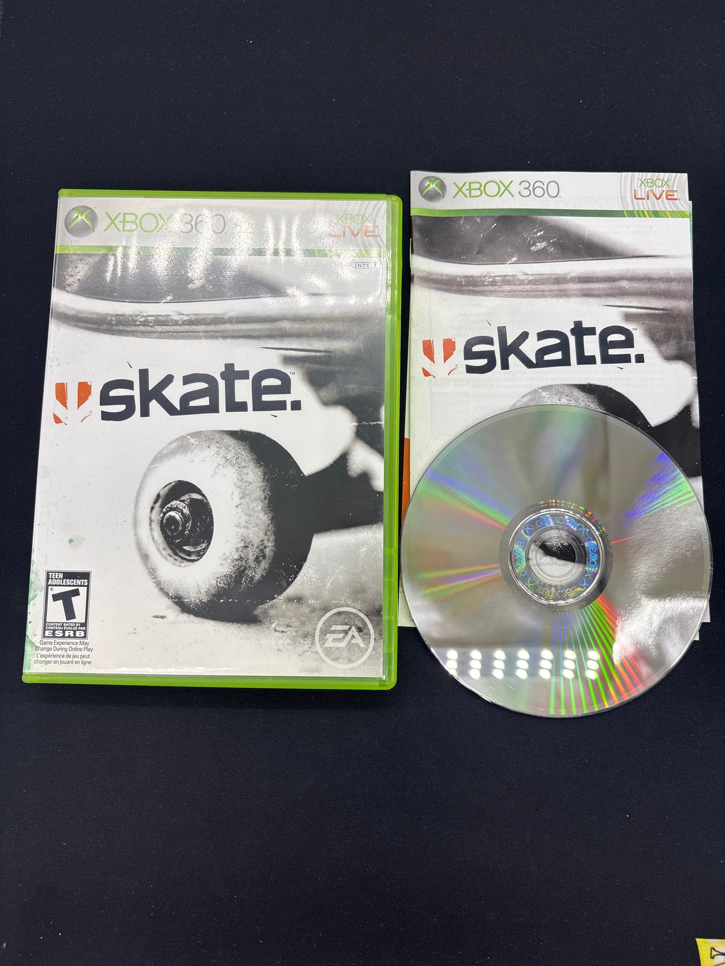 Auction Lot 129: XBOX 360 Skate With Case & Disc