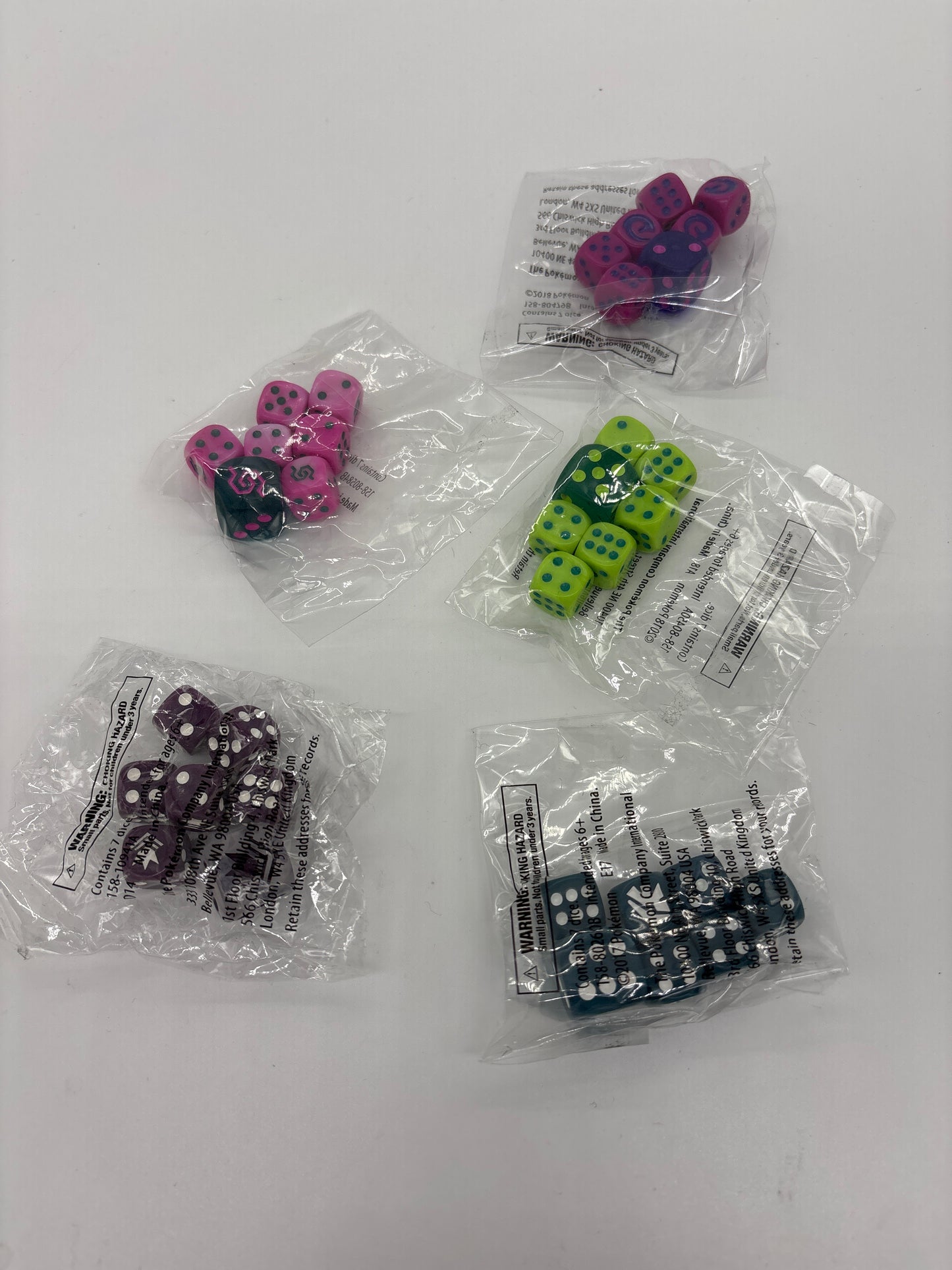 Auction Lot 29: Pokemon Assorted ETB Dice and Counters Accesories Lot