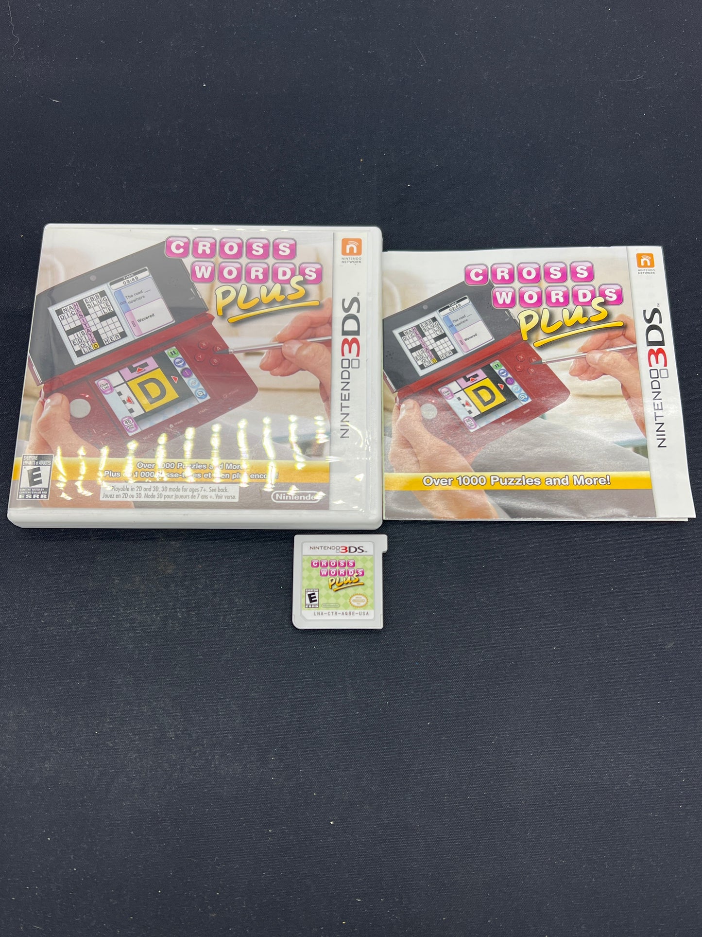 Auction Lot 73: Nintendo 3DS Video Game Cross Words Plus CIB