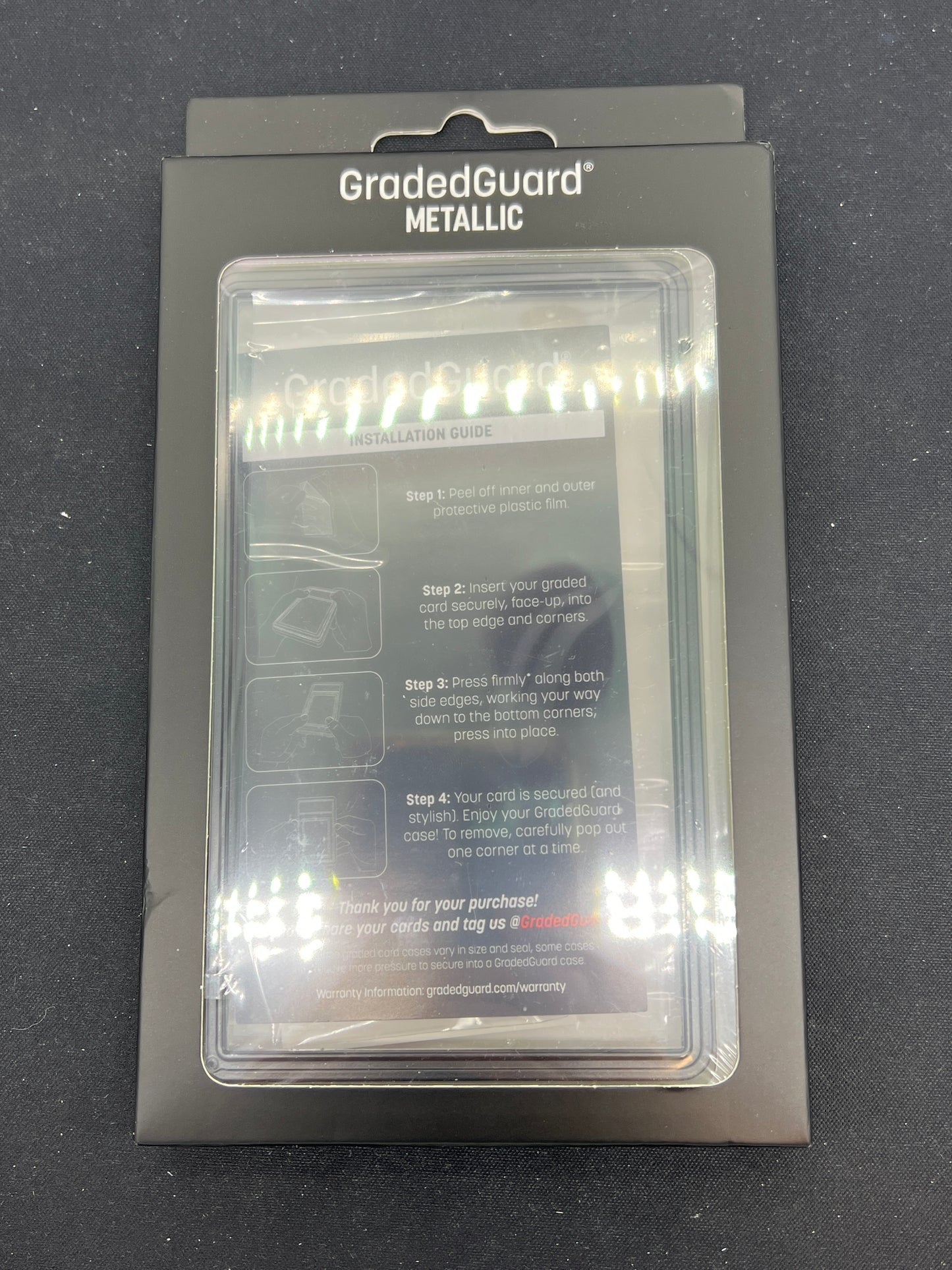Auction Lot 272: Graded Guard Metallic PSA Slab Holder Obsidian