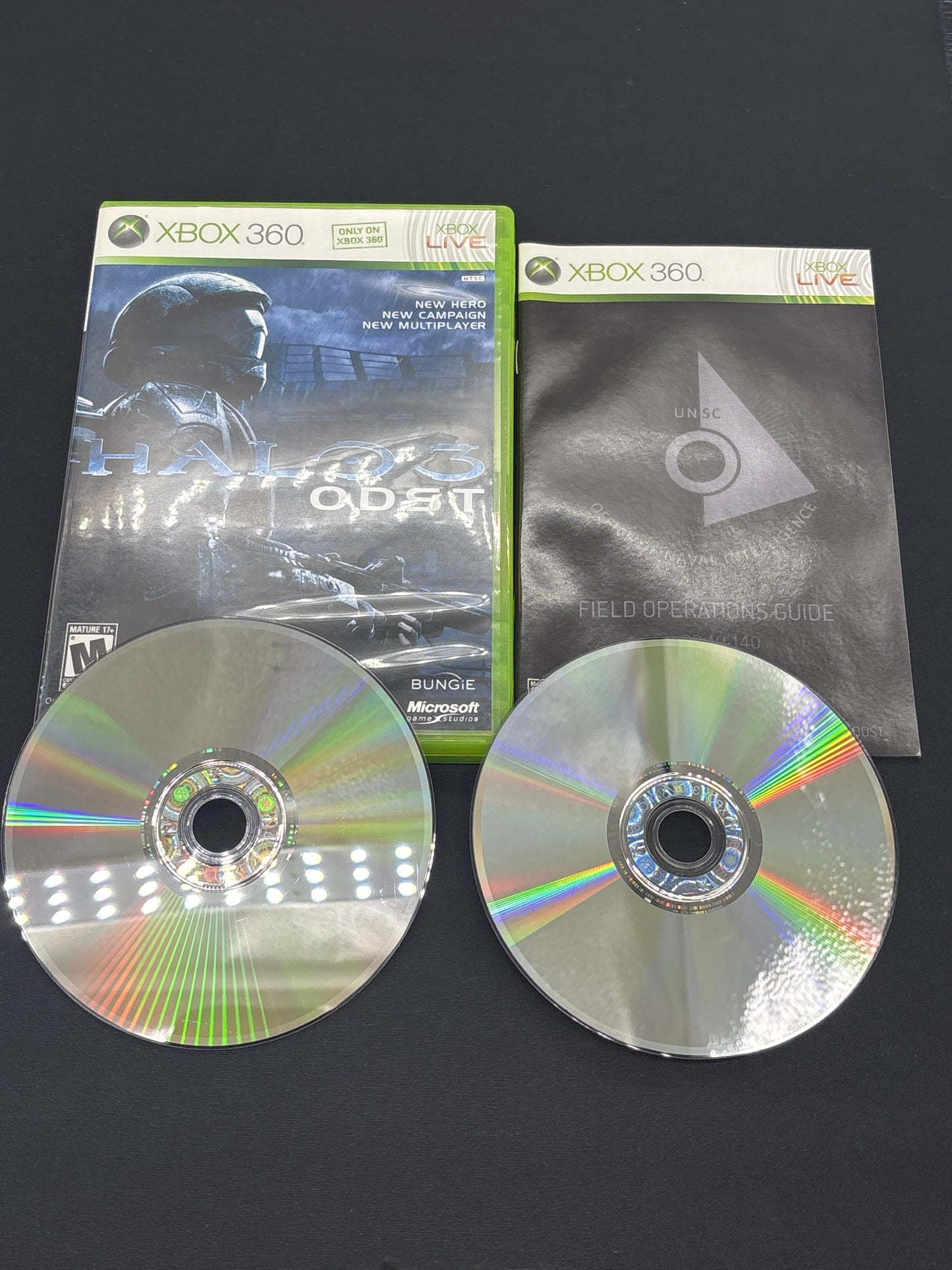 Auction Lot 165: Halo 3 ODST Video Game XBOX 360 CIB