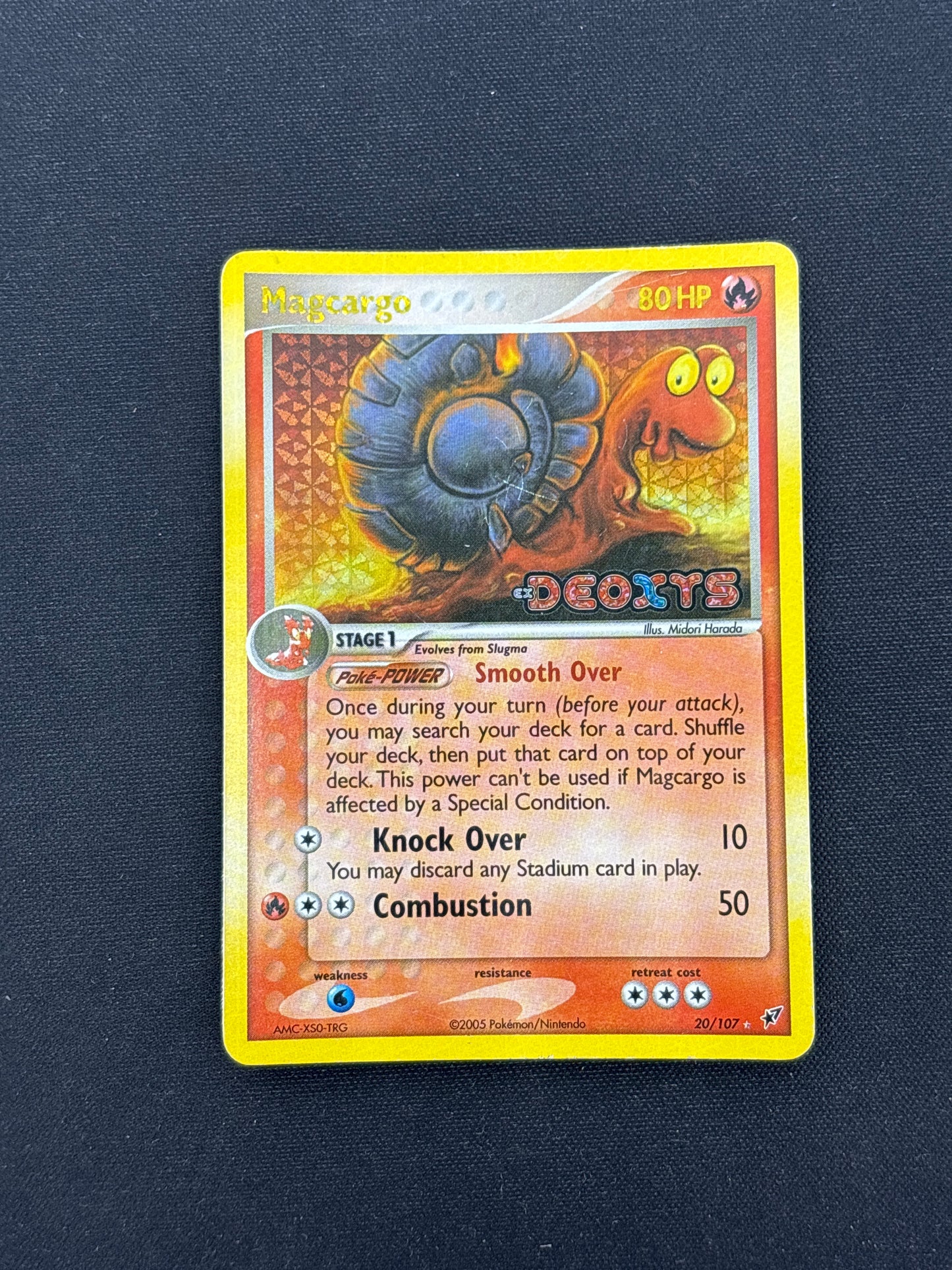 Auction Lot 395: Pokemon Cards Macargo Holo Stamped EX Deoxys Conditions Vary