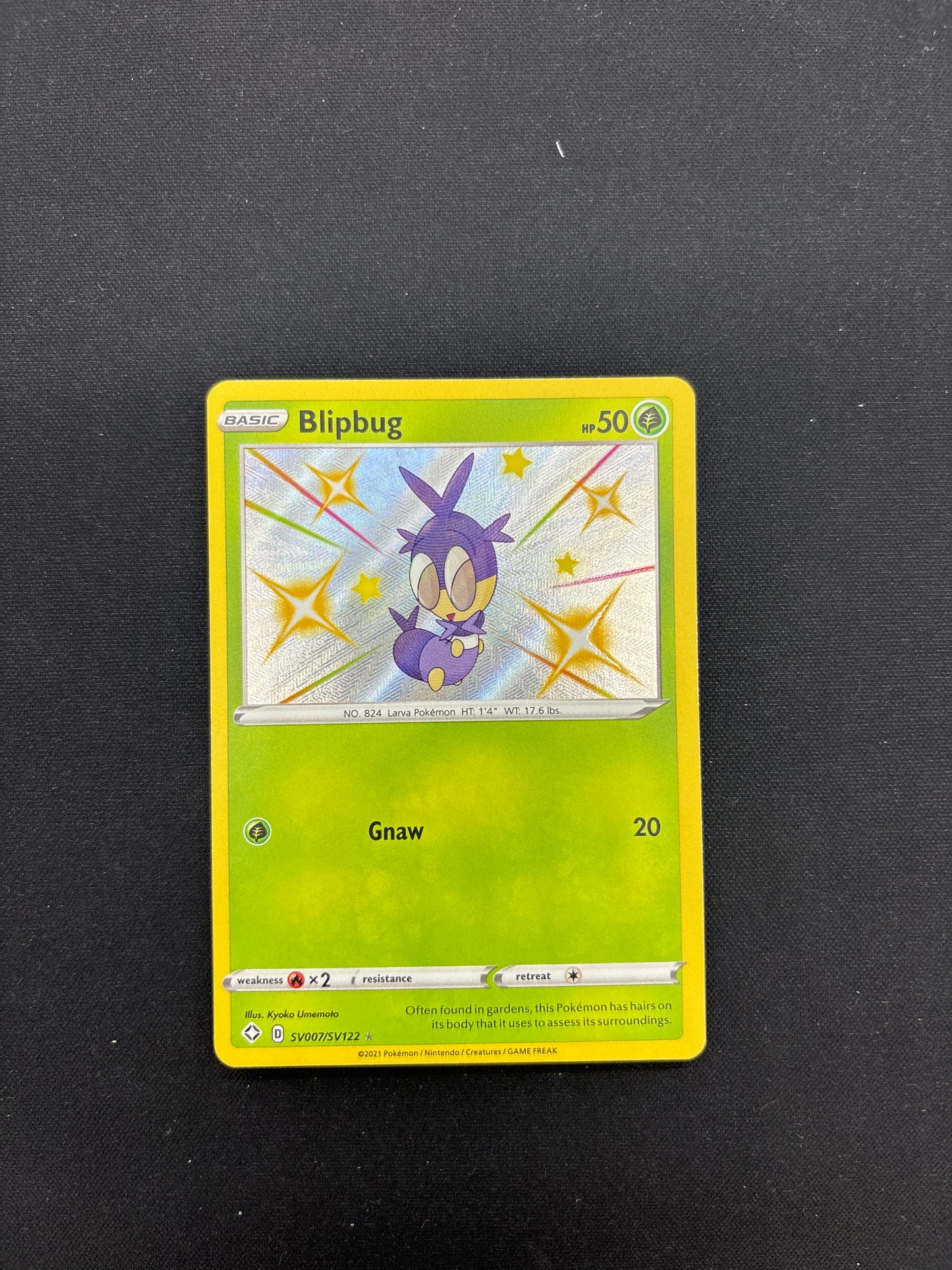 Auction Lot 344: Pokemon Cards Blipbug Baby Shiny Shining Fates Conditions Vary