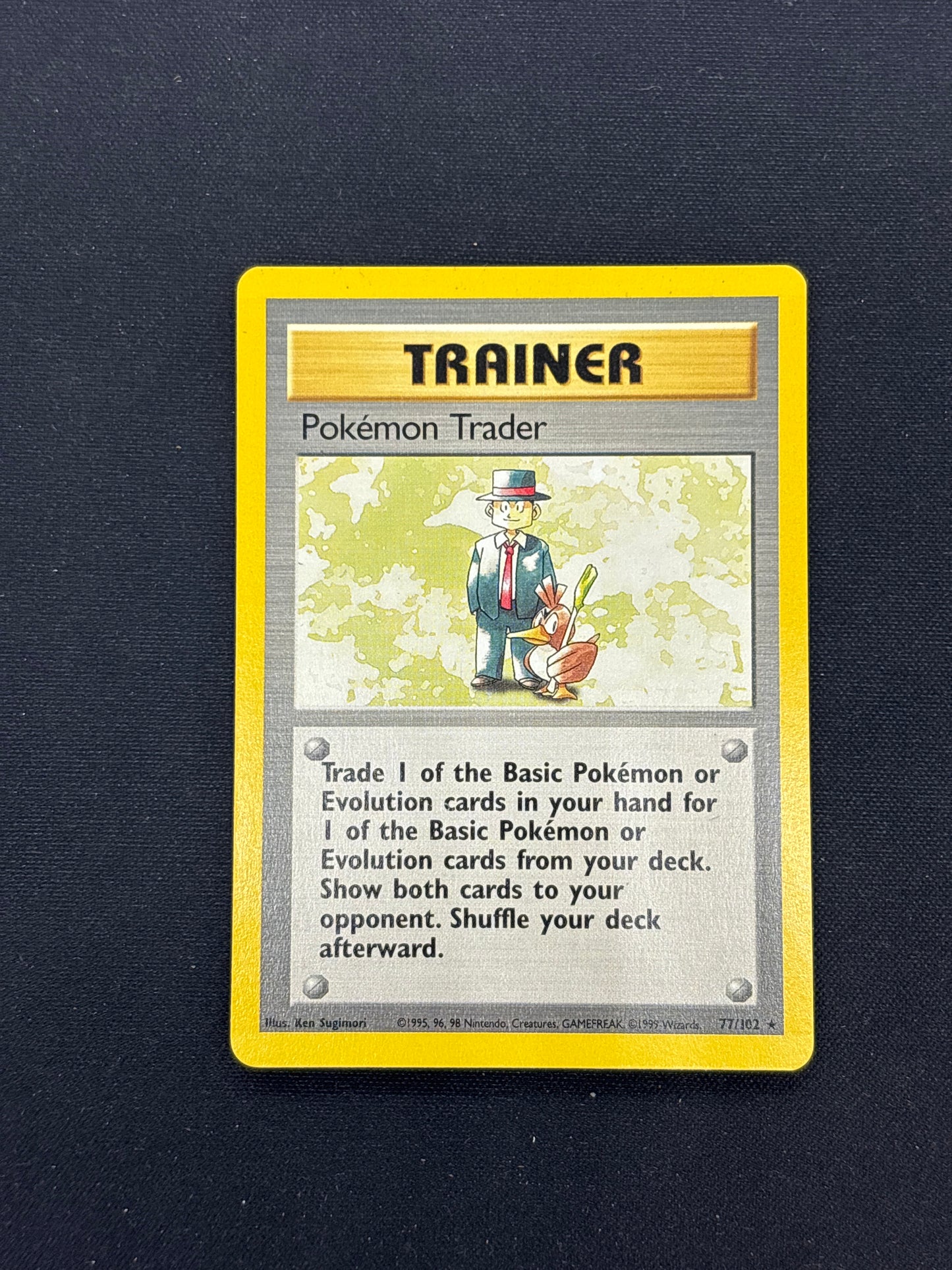 Auction Lot 83: Pokemon Card Pokemon Trader Base Set Conditions Vary
