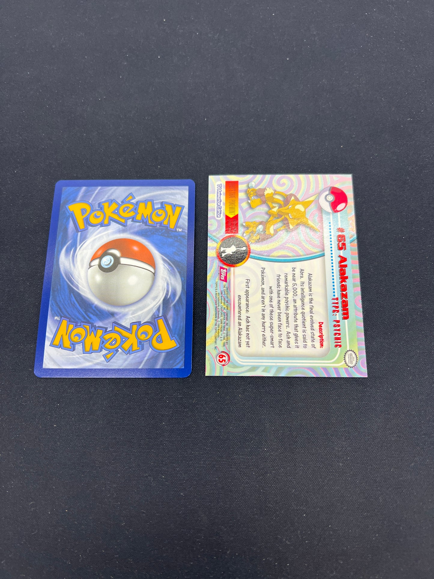 Auction Lot 420: Pokemon Cards Lot of 2 Akalazam Topps & Full Art EX Conditions Vary