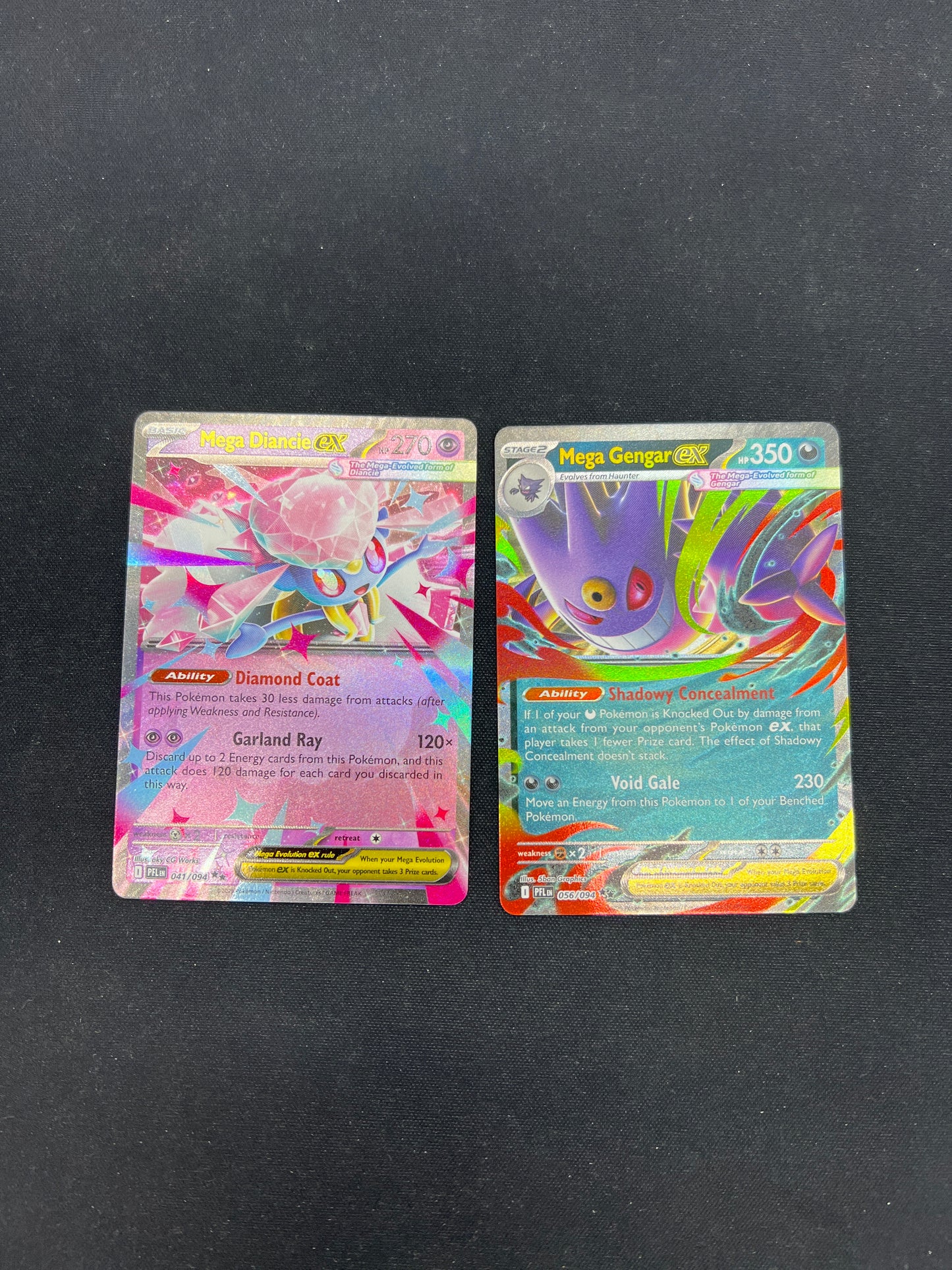 Auction Lot 306: Pokemon Cards PFL Mega EX Card Lot Conditions Vary