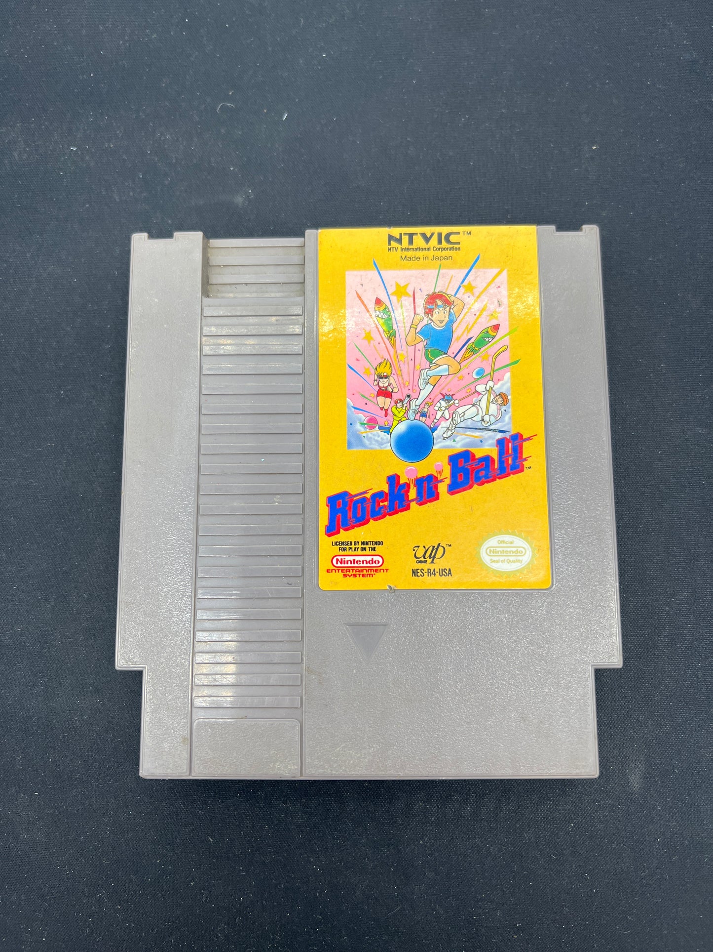 Auction Lot 340: Nintendo NES Video Game Loose Rock N' Ball
