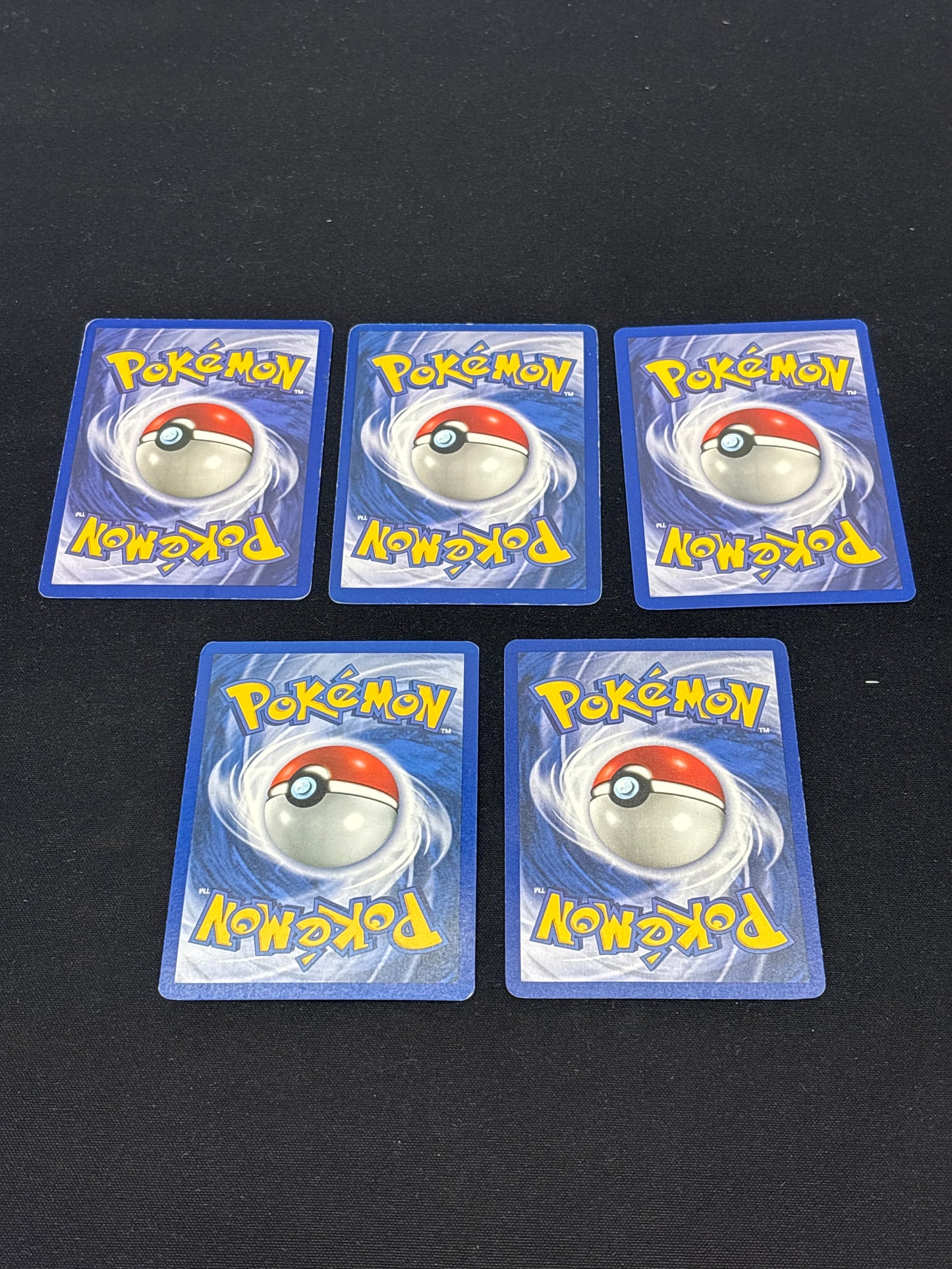 Auction Lot 124: Pokemon Cards Lot of 5 Base Set 2 Non Holos Conditions Vary