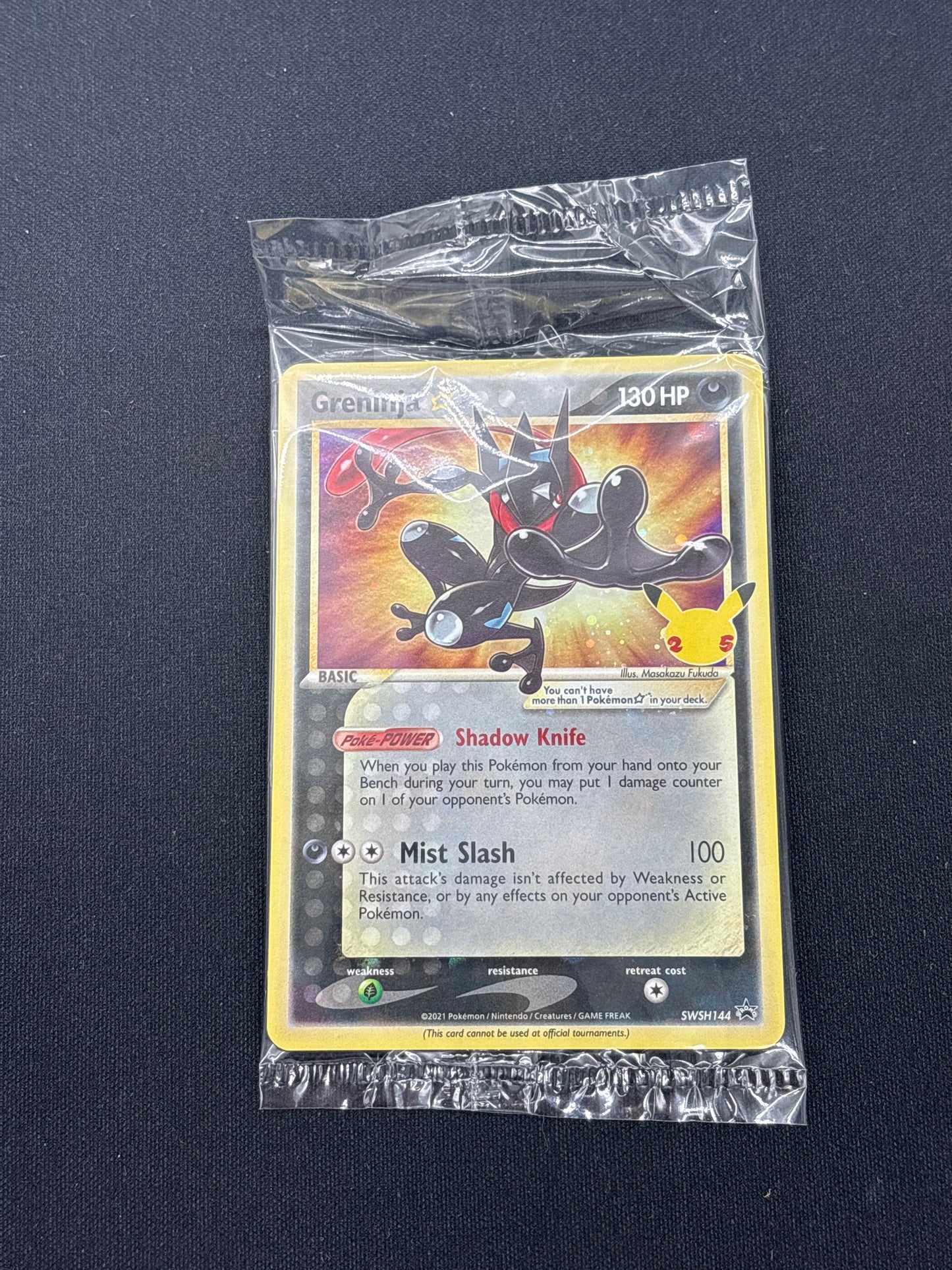 Auction Lot 34: Pokemon Greninja Celebrations Promo Sealed
