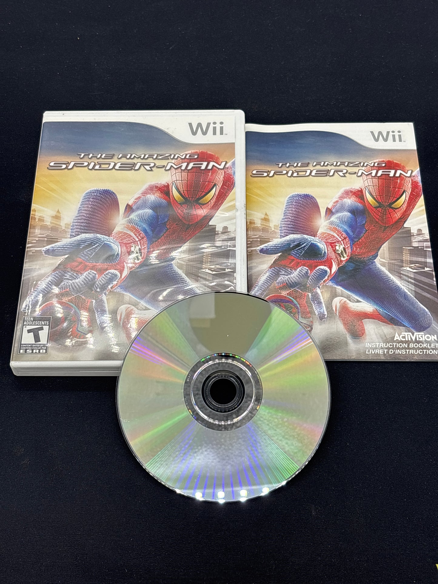 Auction Lot 293: The Amazing Spider-Man Video Game Nintendo WII CIB