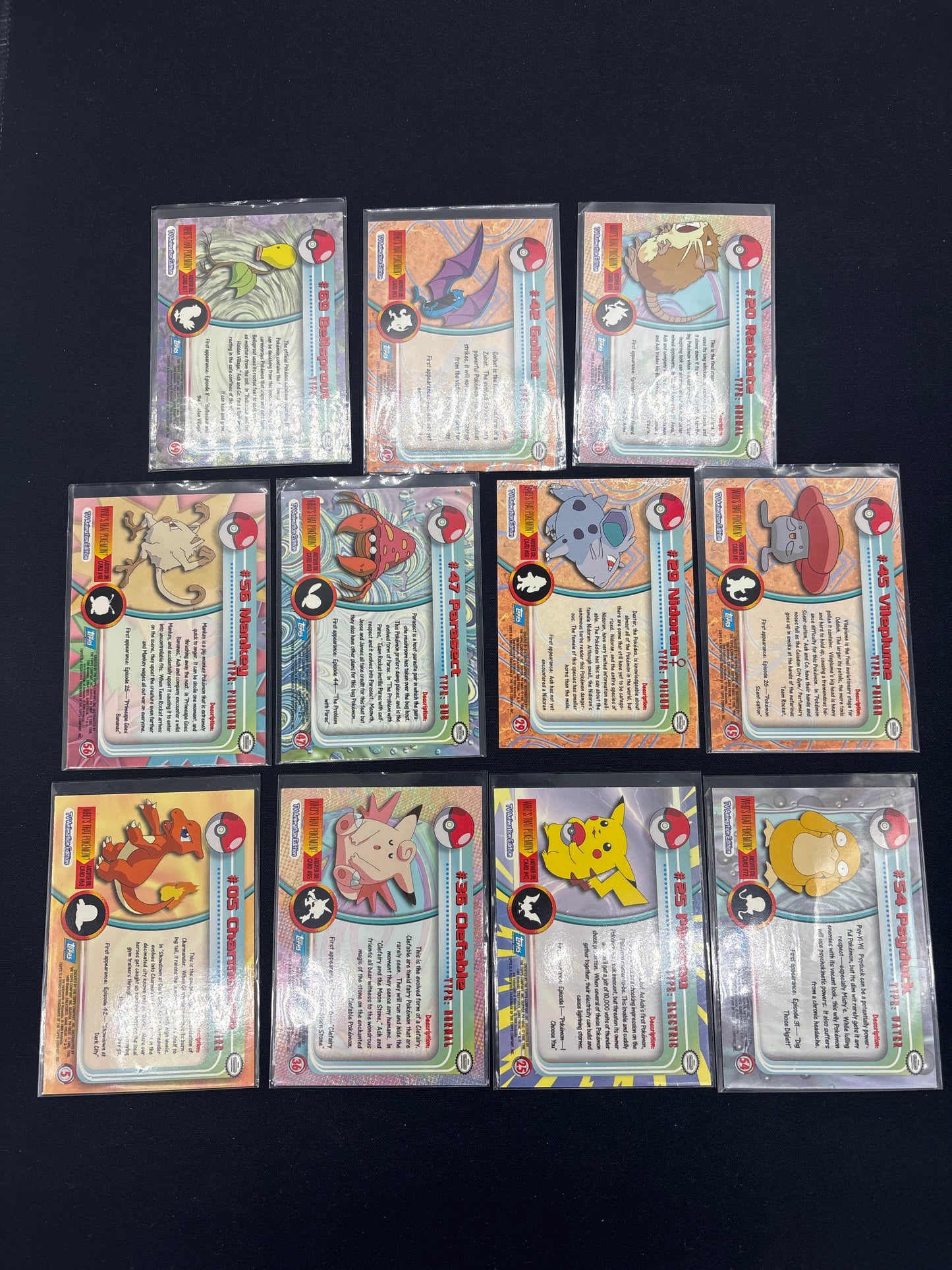 Auction Lot 91: Pokemon Topps Chrome Card Lot 2 Conditions Vary