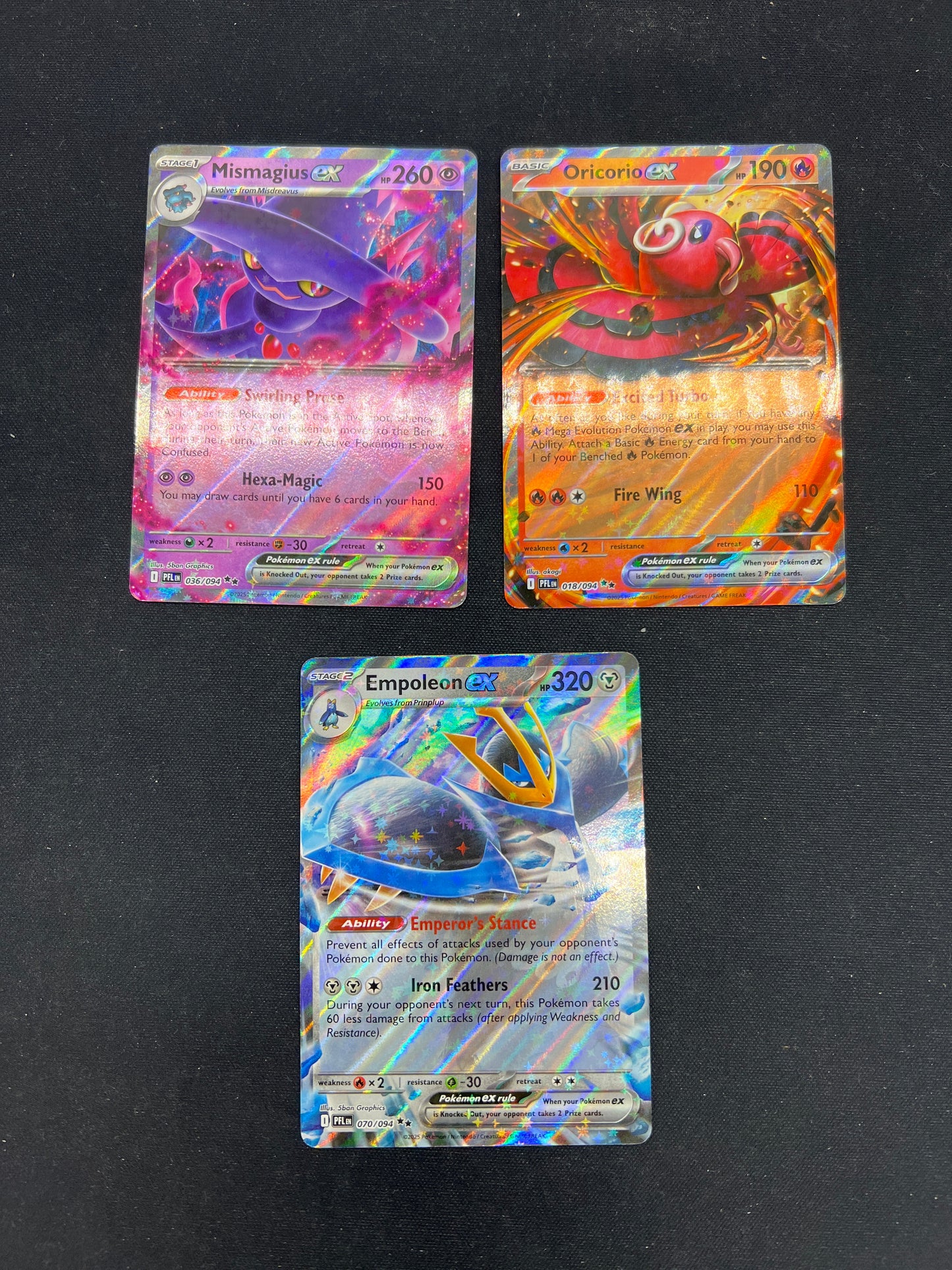Auction Lot 297: Pokemon Cards PFL EX Card Lot Conditions Vary