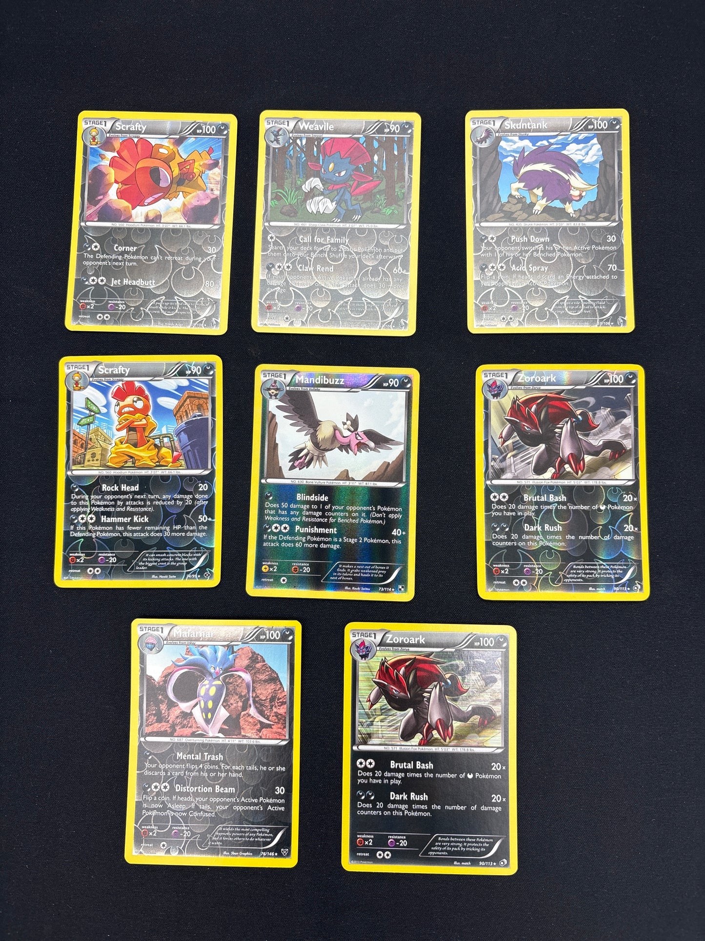 Auction Lot 62: Pokemon Reverse Holo Card Lot 2 Conditions Vary