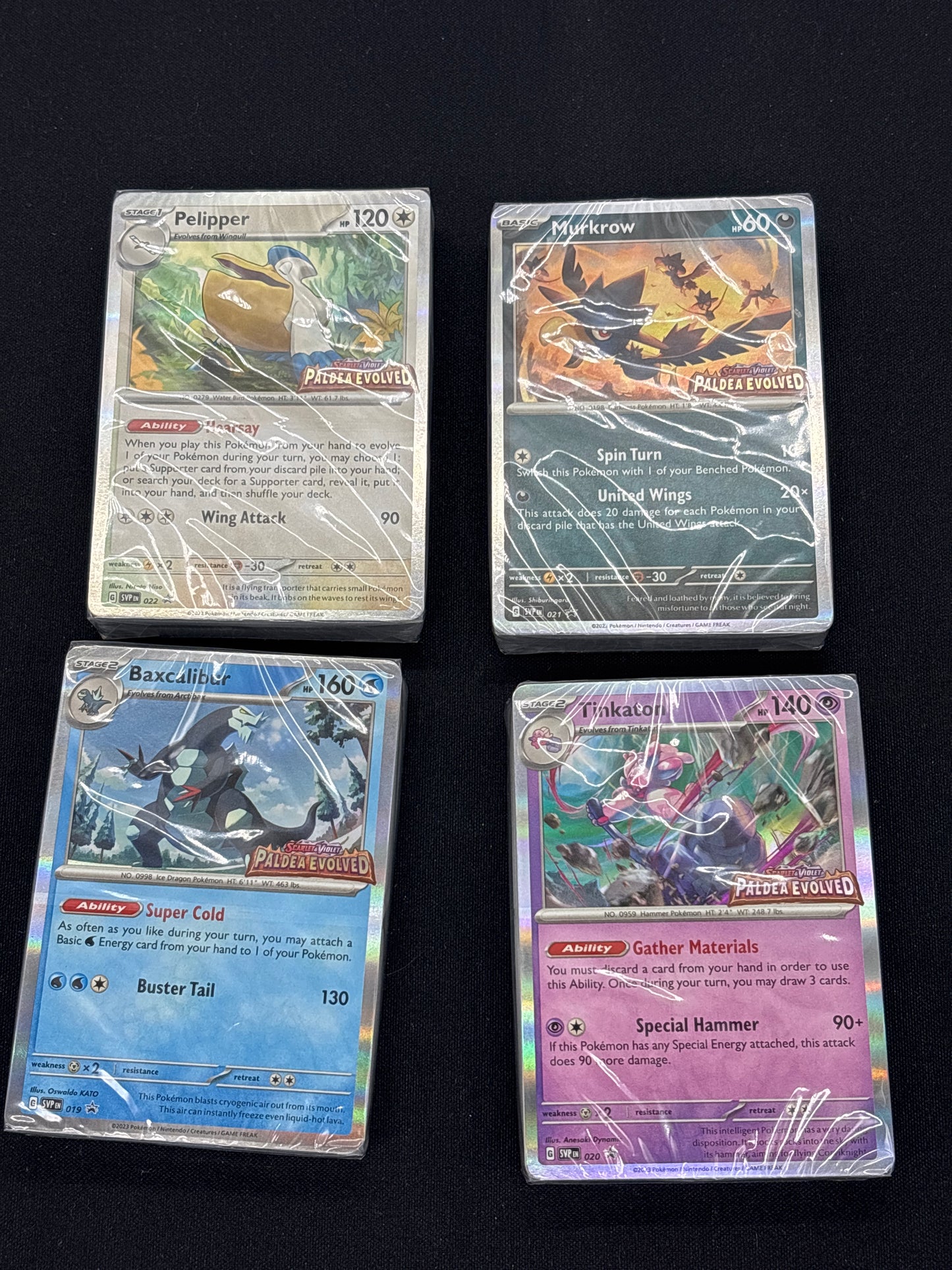 Auction Lot 76: Pokemon SV Paldea Evolve Stamped Build and Battle Decks Complete Set
