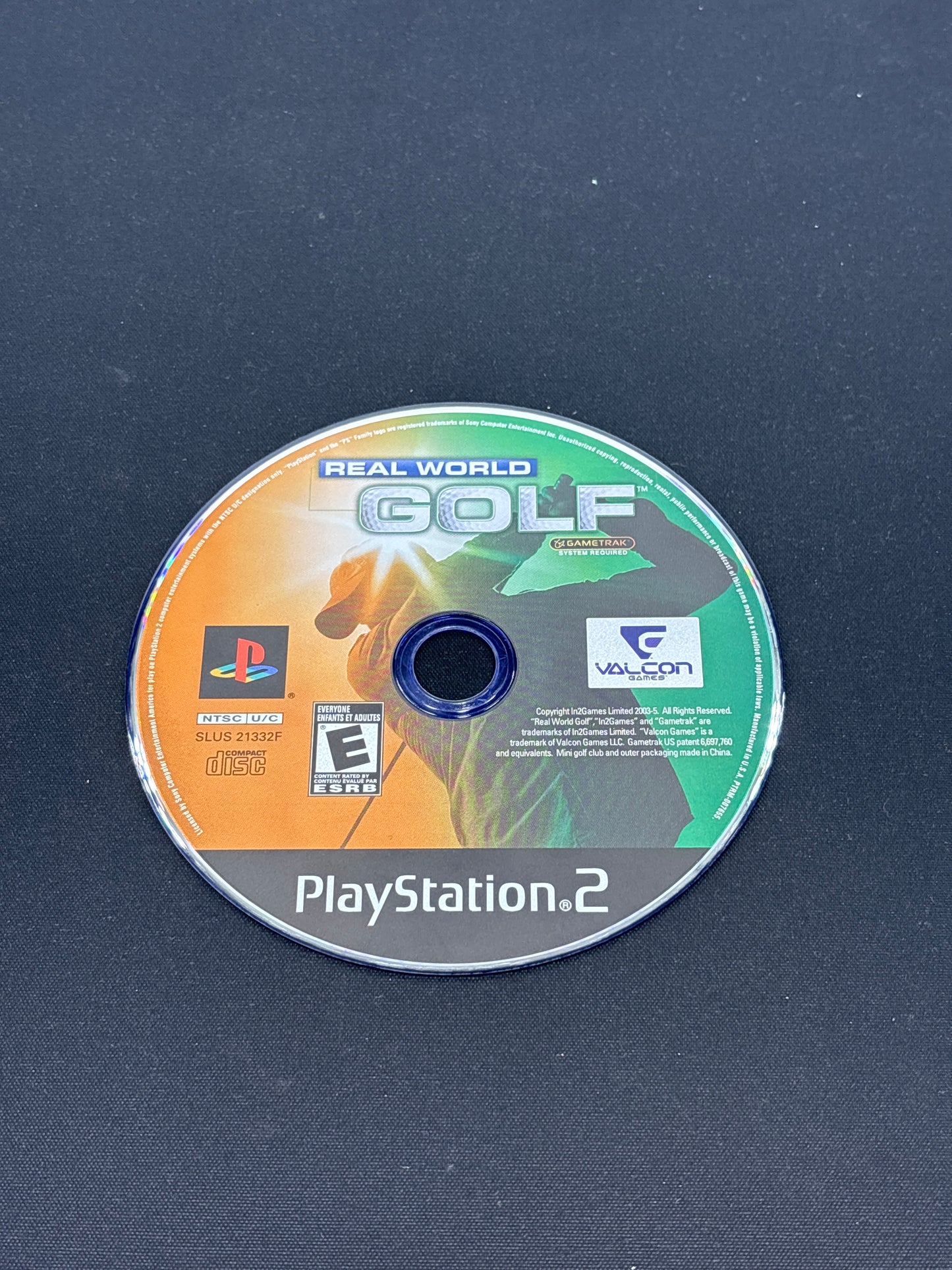 Auction Lot 97: PlayStation 2 Video Game Real World Golf LOOSE