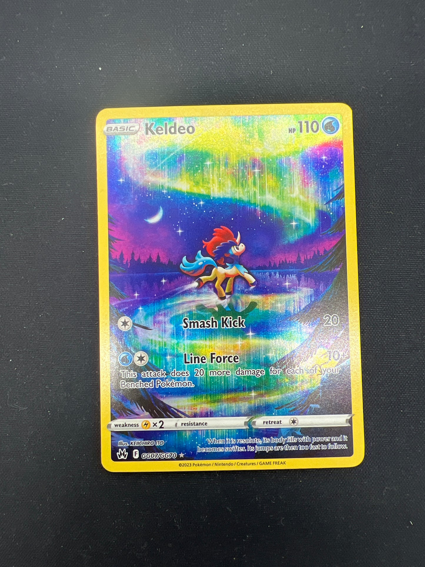 Auction Lot 36: Pokemon Cards Keldeo Galarian Gallery Illustration Full Art Conditions Vary