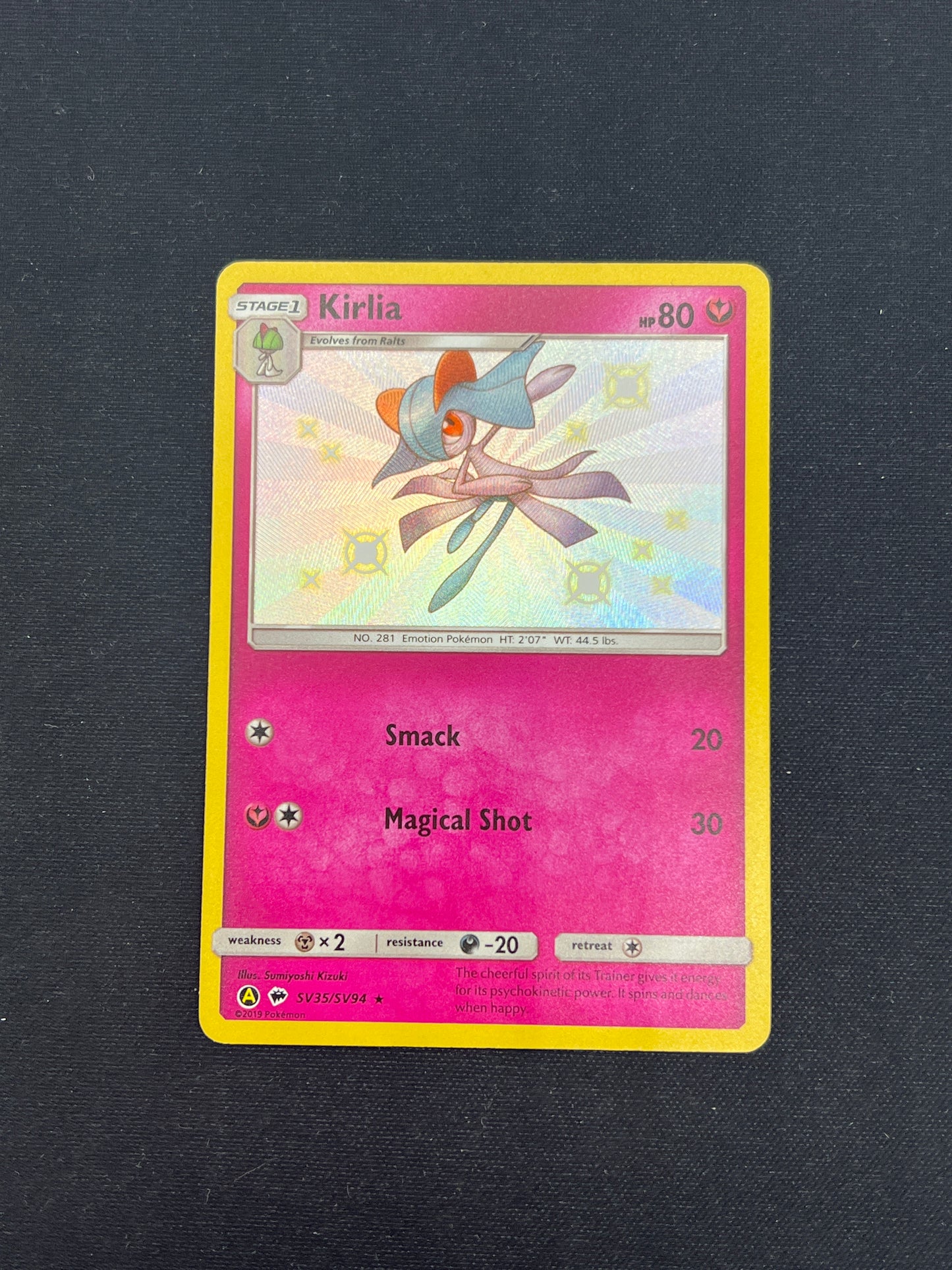 Auction Lot 254: Pokemon Cards Kirlia Baby Shiny Hidden Fates SV35/SV94 Condition Vary