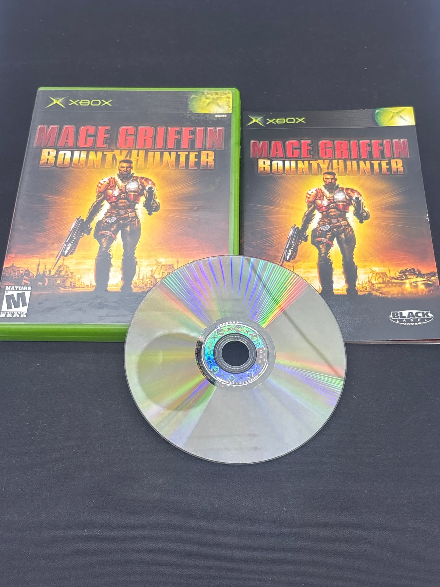 Auction Lot 111: XBOX Video Game Mace Griffin Bounty Hunter CIB